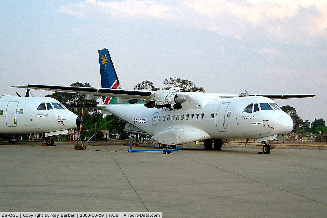 ZS-OGE, 1988 Airtech CN-235-10 C/N C010, CASA 235-10 [C010](Air Namibia) Johannesburg Int~ZS 09/10/2003