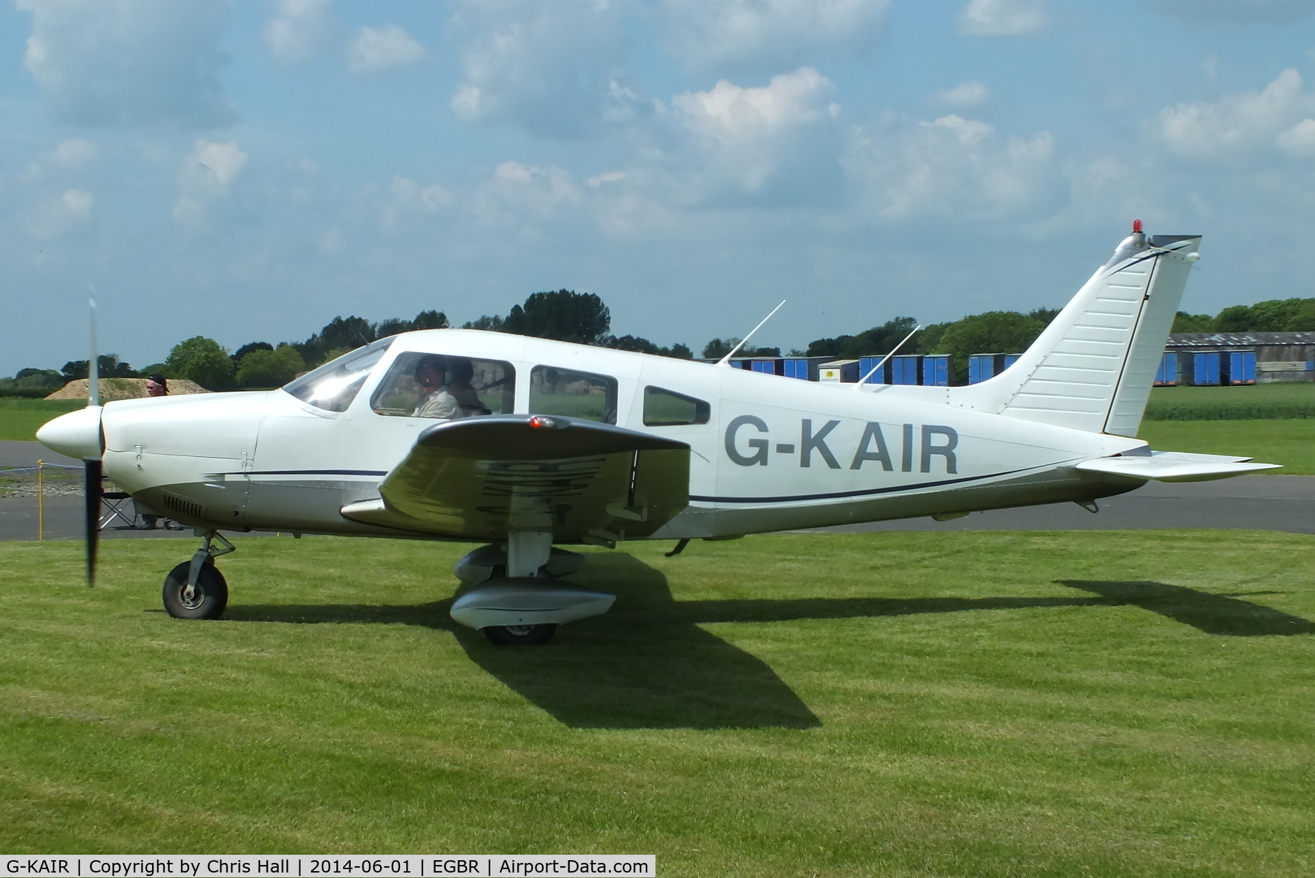 G-KAIR, 1978 Piper PA-28-181 Cherokee Archer II C/N 28-7990176, at Breighton's Open Cockpit & Biplane Fly-in, 2014