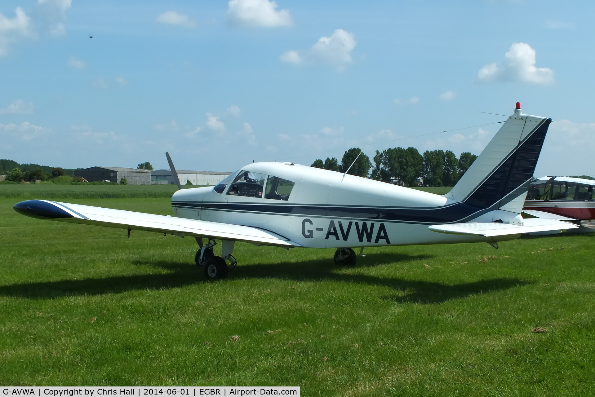 G-AVWA, 1967 Piper PA-28-140 Cherokee C/N 28-23660, at Breighton's Open Cockpit & Biplane Fly-in, 2014