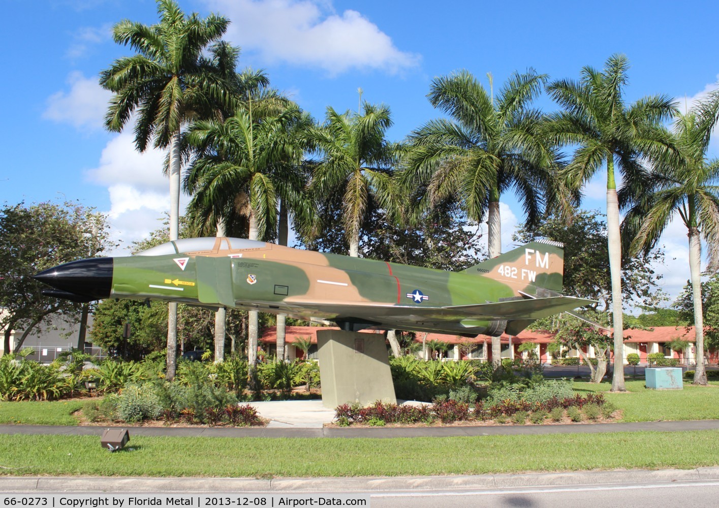 66-0273, 1966 McDonnell F-4D Phantom II C/N 1941, F-4D Phantom II in Homestead FL on US 1