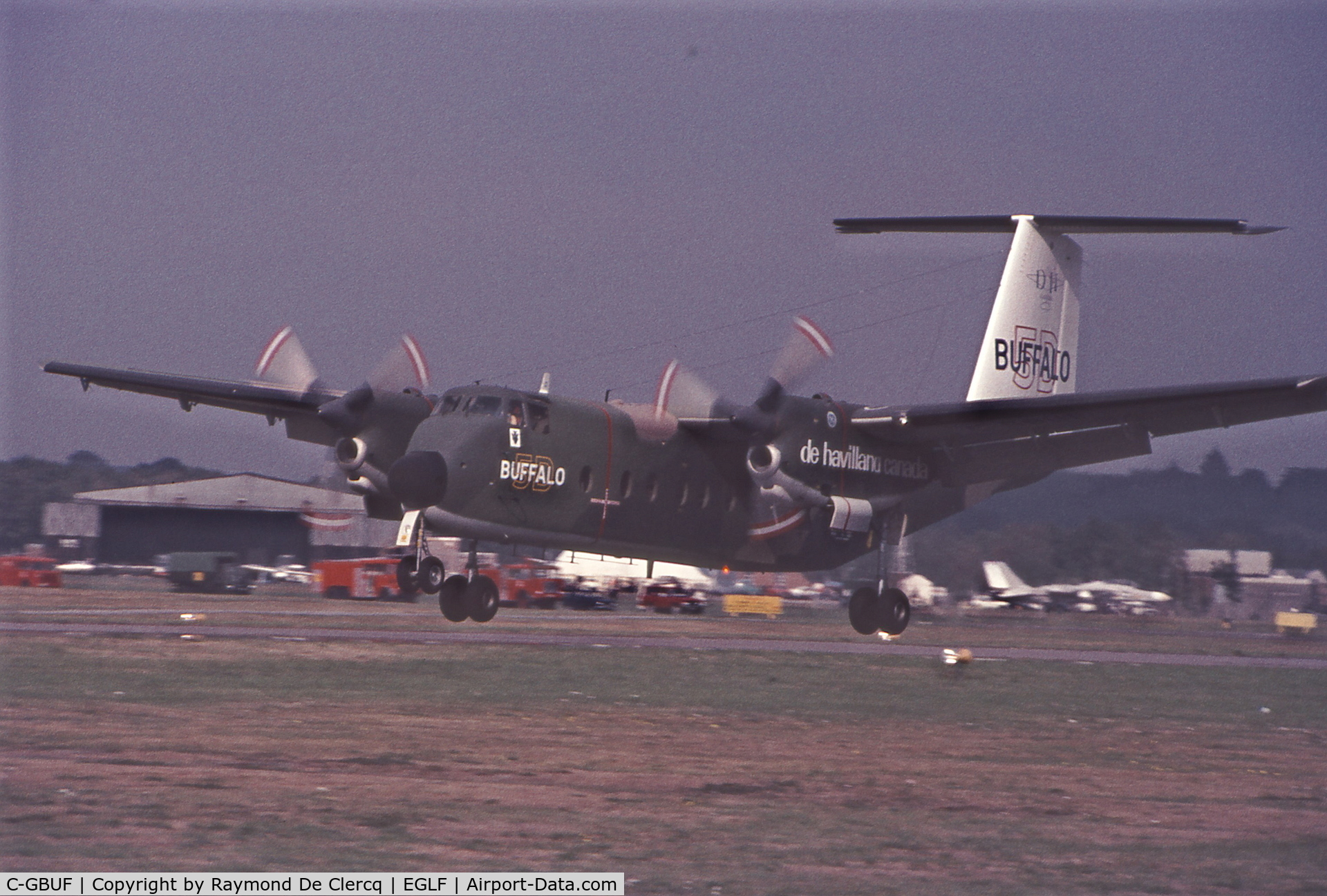 C-GBUF, 1972 De Havilland Canada DHC-5D Buffalo C/N 60, Farnborough 1976