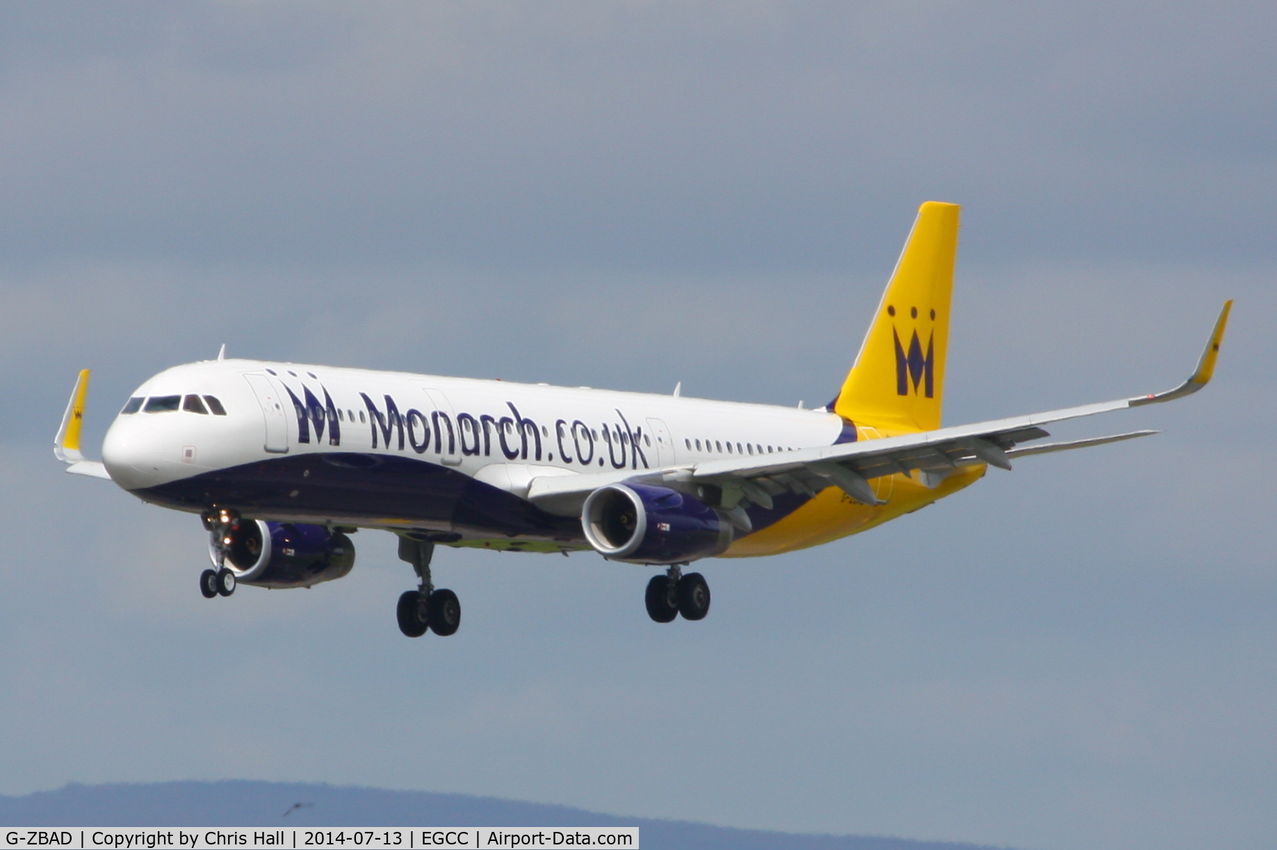 G-ZBAD, 2013 Airbus A321-231 C/N 5582, Monarch