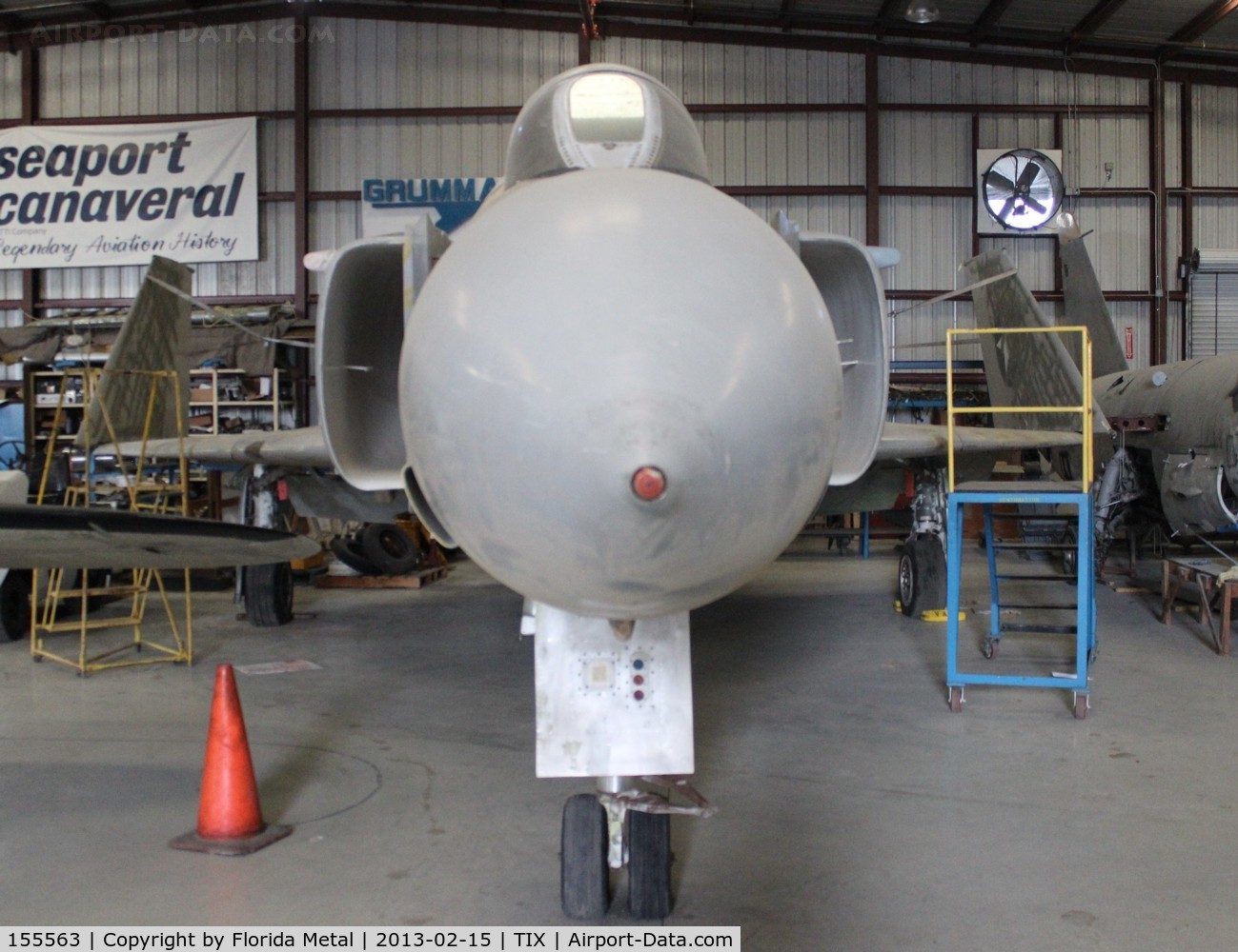 155563, McDonnell F-4J Phantom II C/N 2845, F-4J Phantom under restoration
