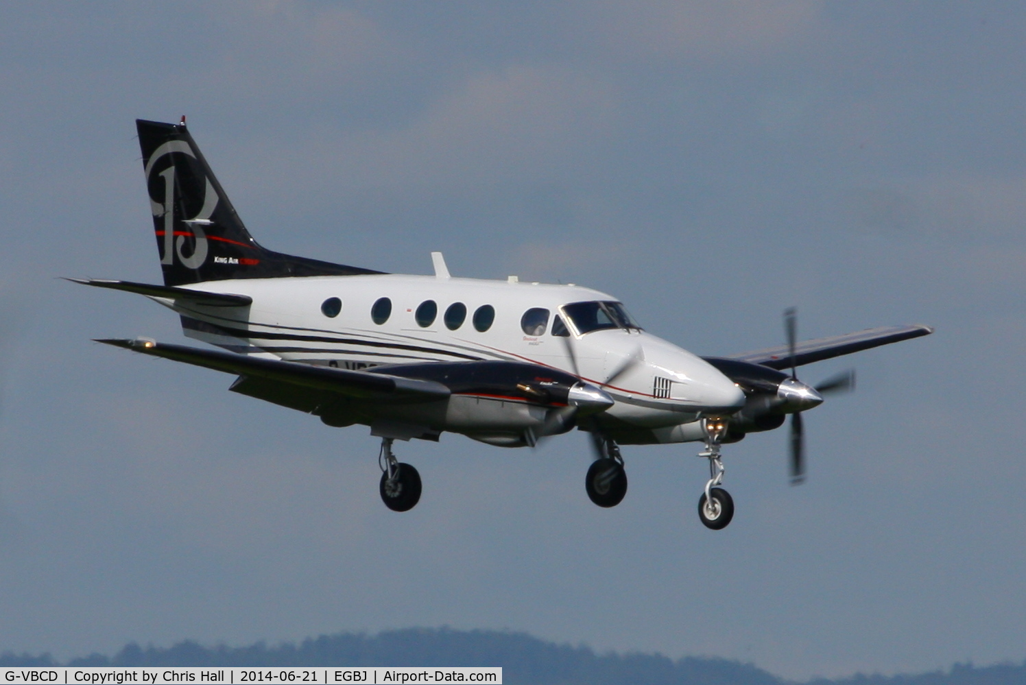 G-VBCD, 1981 Beech C90 King Air C/N LJ-972, Visitor for Project Propeller 2014