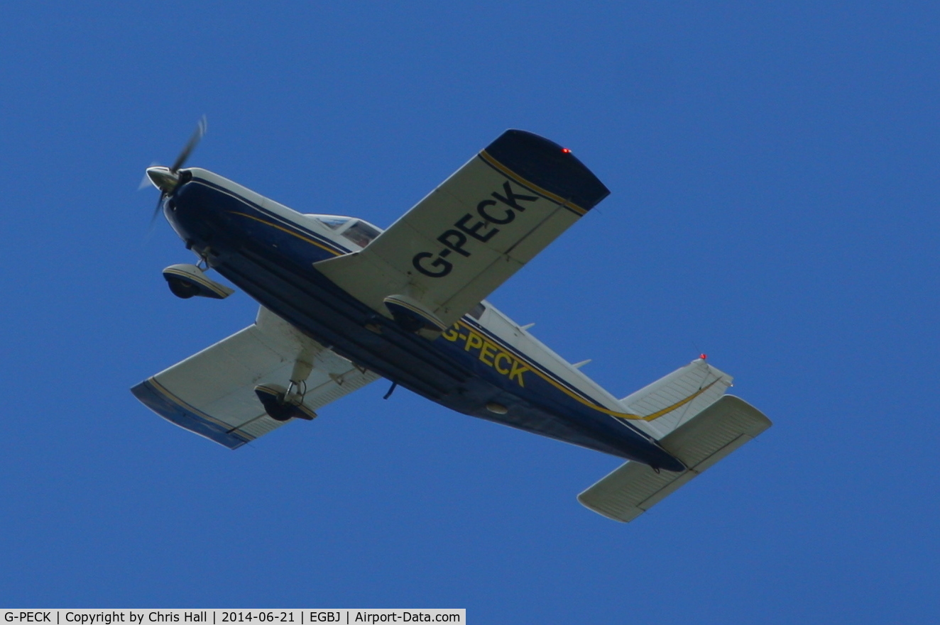 G-PECK, 1970 Piper PA-32-300 Cherokee Six C/N 32-7140008, Visitor for Project Propeller 2014