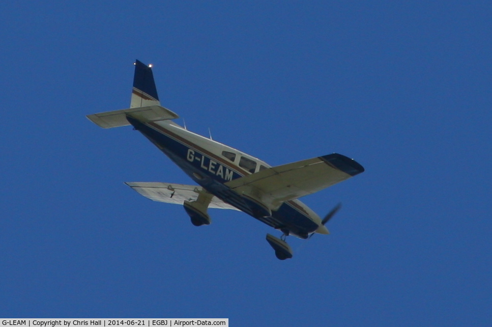 G-LEAM, 1980 Piper PA-28-236 Dakota C/N 28-8011061, Visitor for Project Propeller 2014