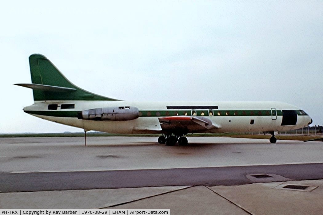 PH-TRX, 1961 Sud Aviation SE-210 Caravelle VIR C/N 92, Sud SE.210 Caravelle VI-R [092] (Transavia) Amsterdam-Schiphol~PH 29/08/1976