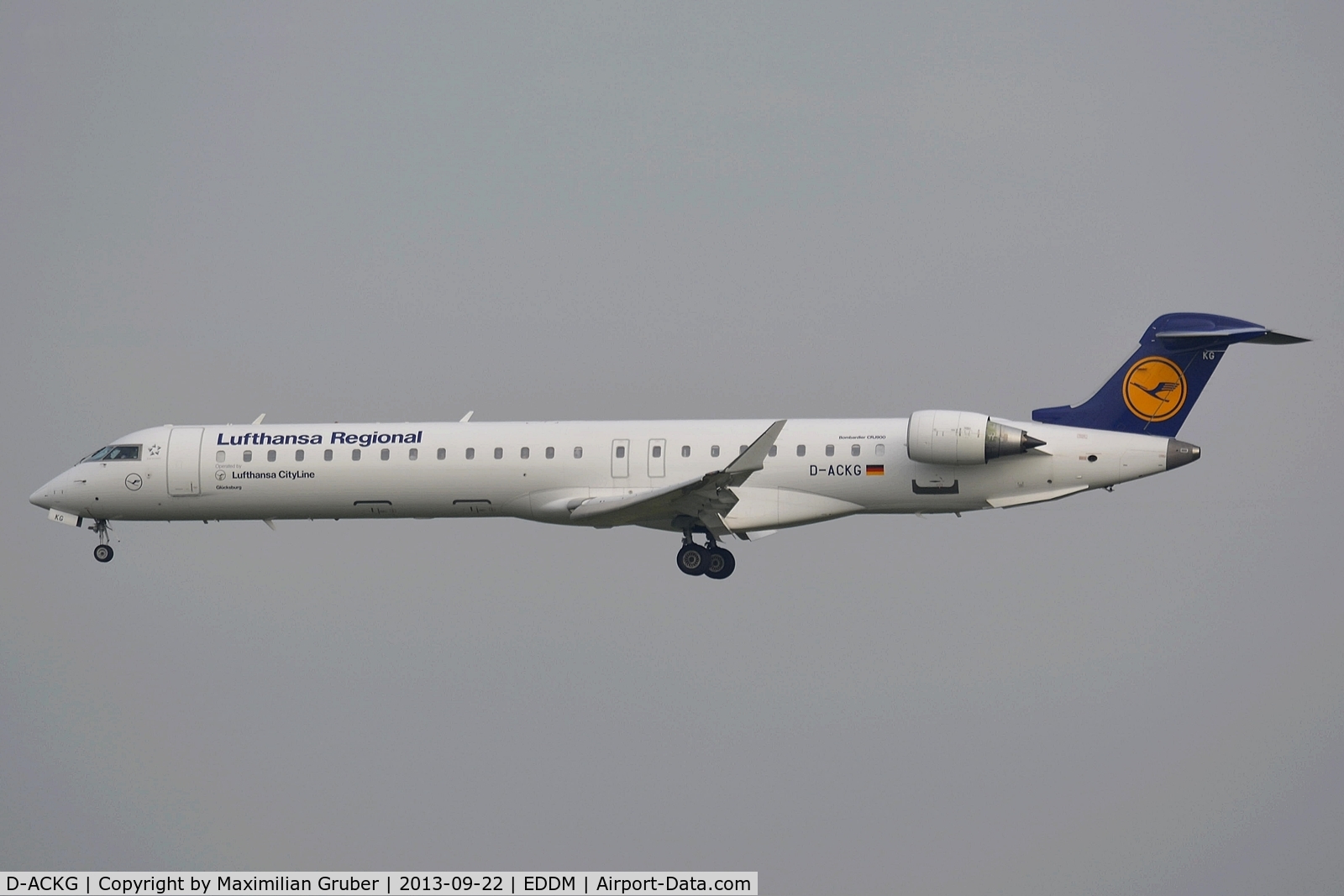 D-ACKG, 2006 Bombardier CRJ-900LR (CL-600-2D24) C/N 15084, Lufthansa Cityline