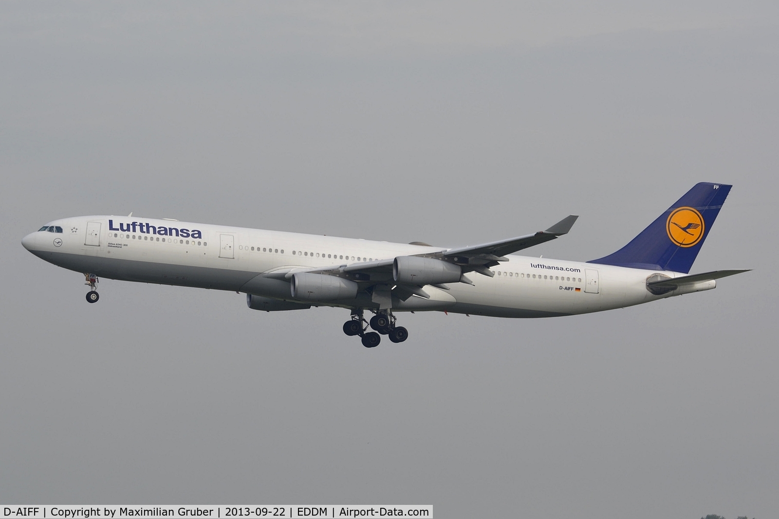 D-AIFF, 2001 Airbus A340-313X C/N 447, Lufthansa