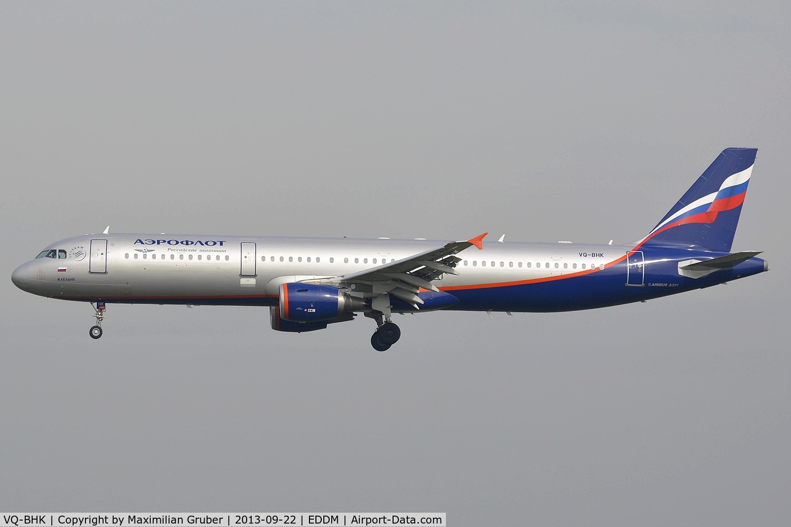 VQ-BHK, 2010 Airbus A321-211 C/N 4461, Aeroflot