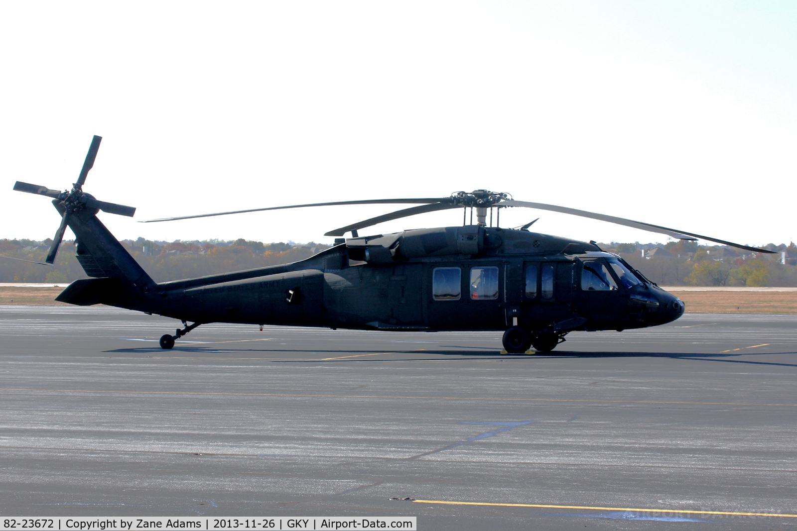 82-23672, 1982 Sikorsky UH-60A Black Hawk C/N 70.495, At Arlington Municipal