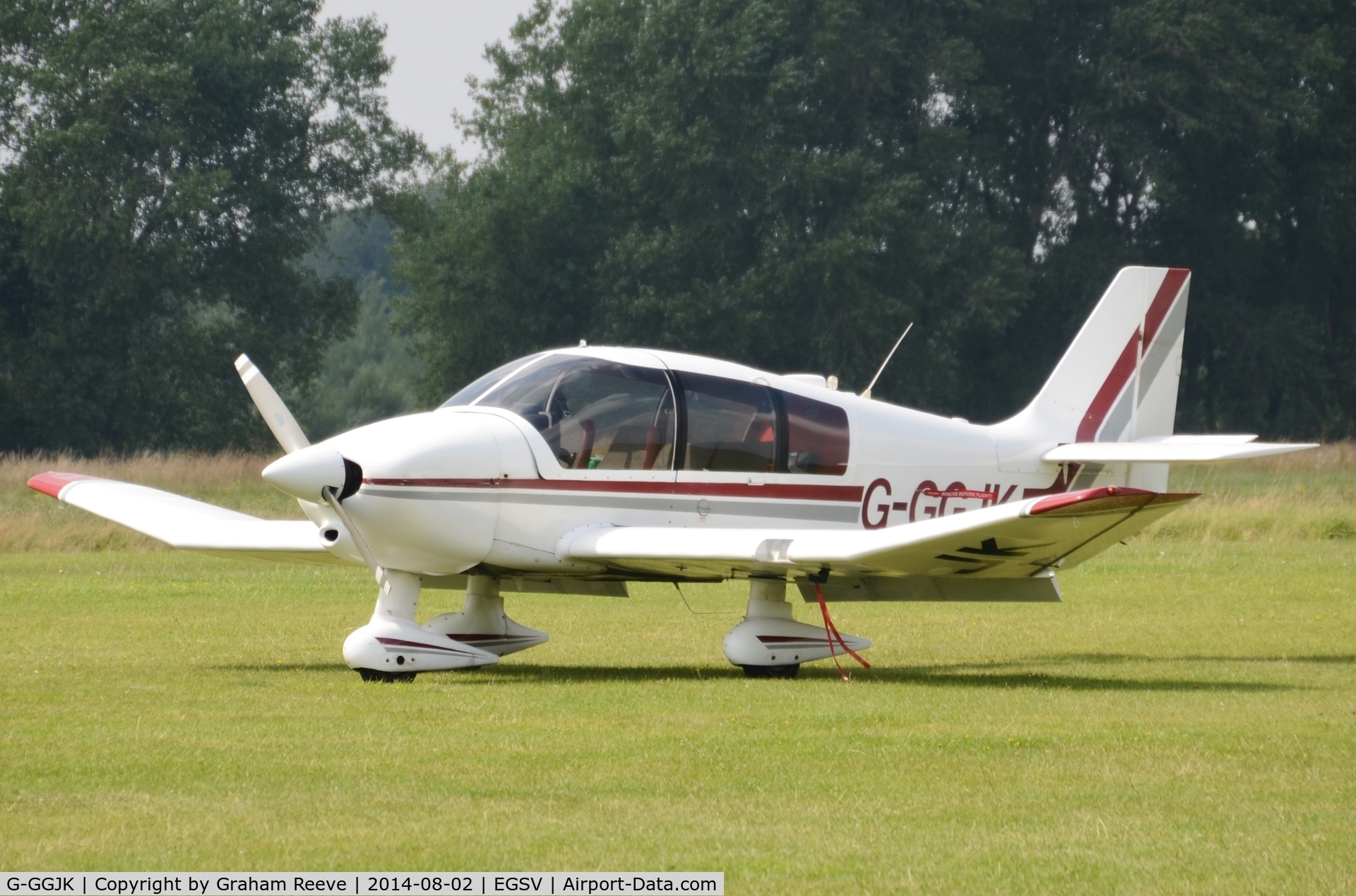 G-GGJK, 1988 Robin DR-400-140B Major C/N 1805, Parked at Old Buckenham.