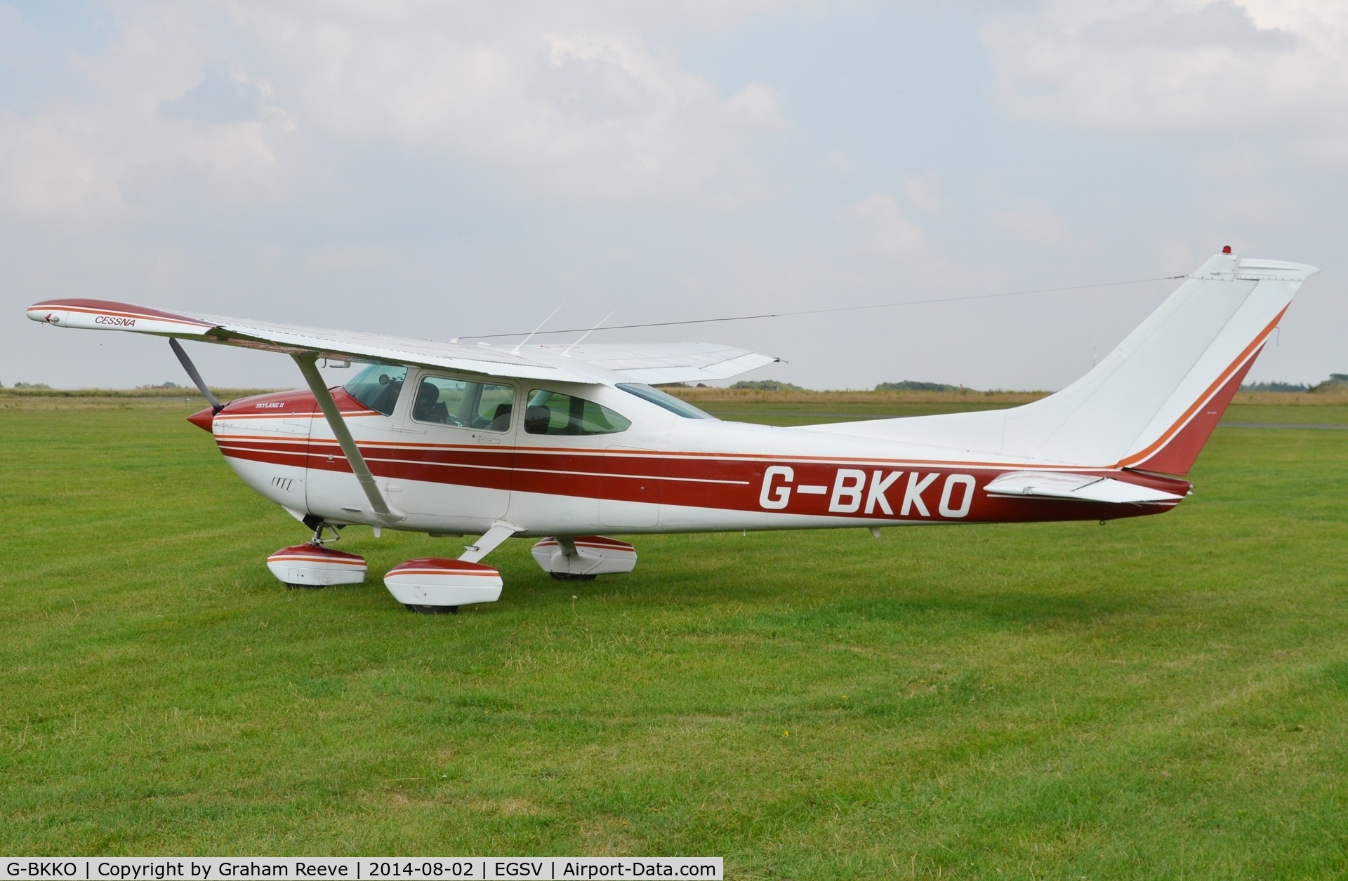 G-BKKO, 1981 Cessna 182R Skylane C/N 182-67852, Parked at Old Buckenham.
