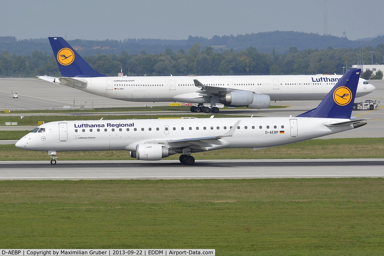 D-AEBP, 2012 Embraer 195LR (ERJ-190-200LR) C/N 19000553, Lufthansa Cityline