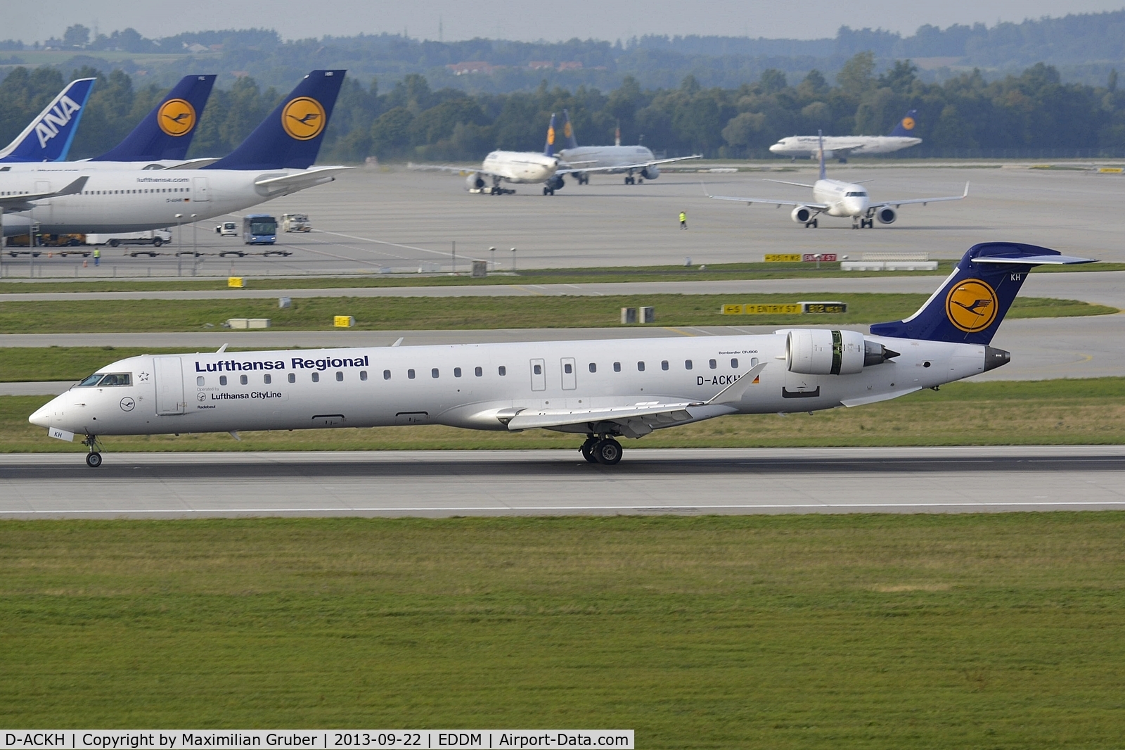 D-ACKH, 2006 Bombardier CRJ-900LR (CL-600-2D24) C/N 15085, Lufthansa Cityline