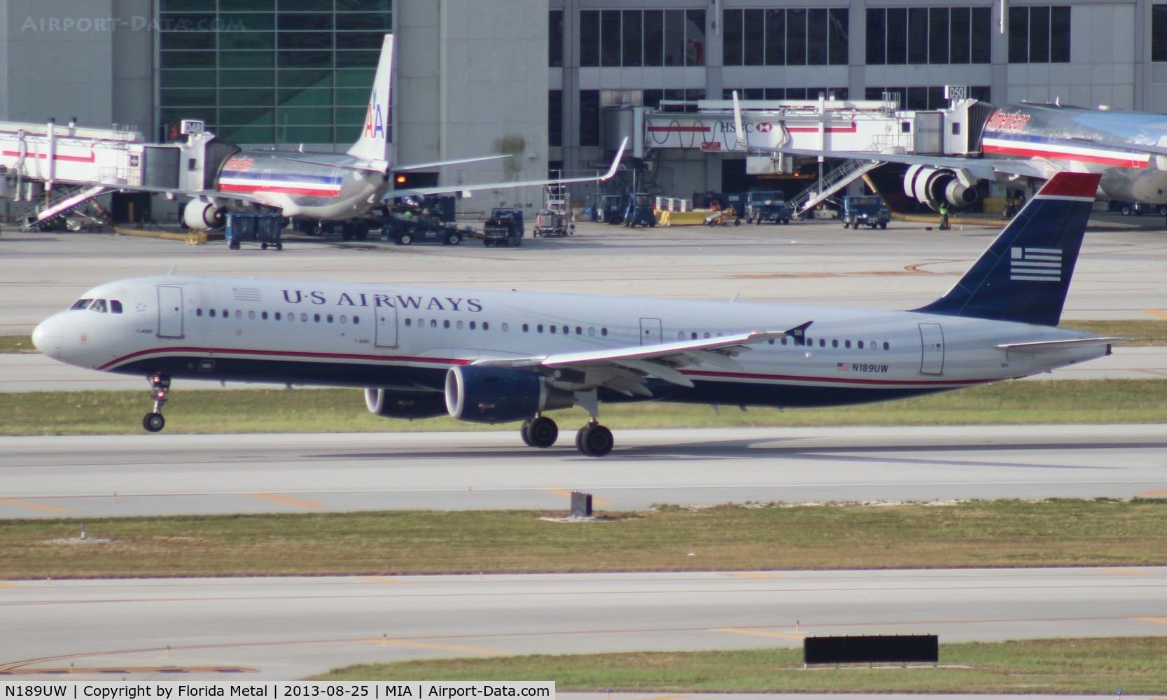 N189UW, 2001 Airbus A321-211 C/N 1425, US Airways A321