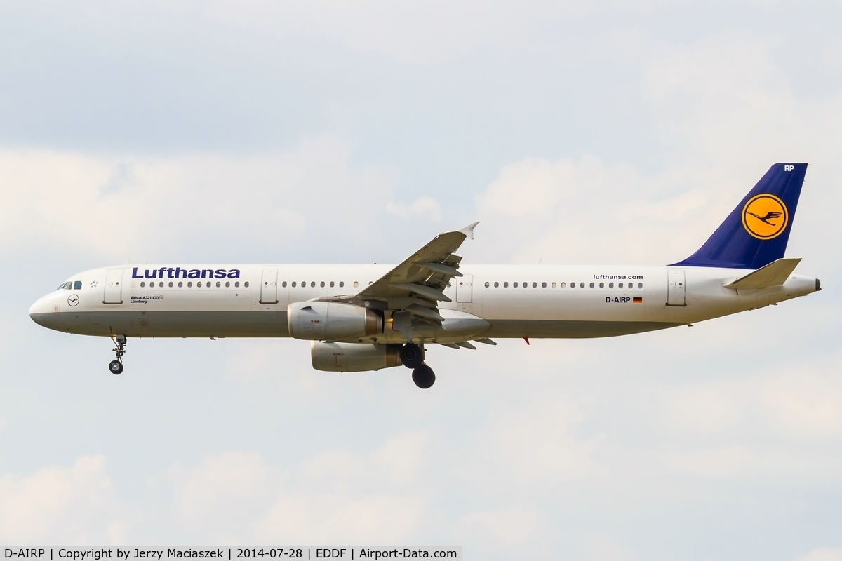 D-AIRP, 1995 Airbus A321-131 C/N 0564, Airbus A321-131