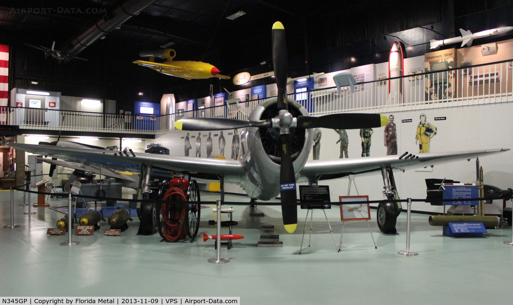 N345GP, Republic P-47N Thunderbolt C/N 539C/1537, P-47 at Air Force Armament Museum