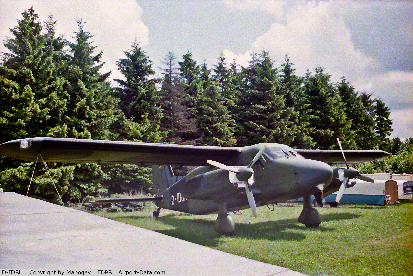 D-IDBH, Dornier Do-28D-2 Skyservant C/N 4167, @ Breitscheid 1995.