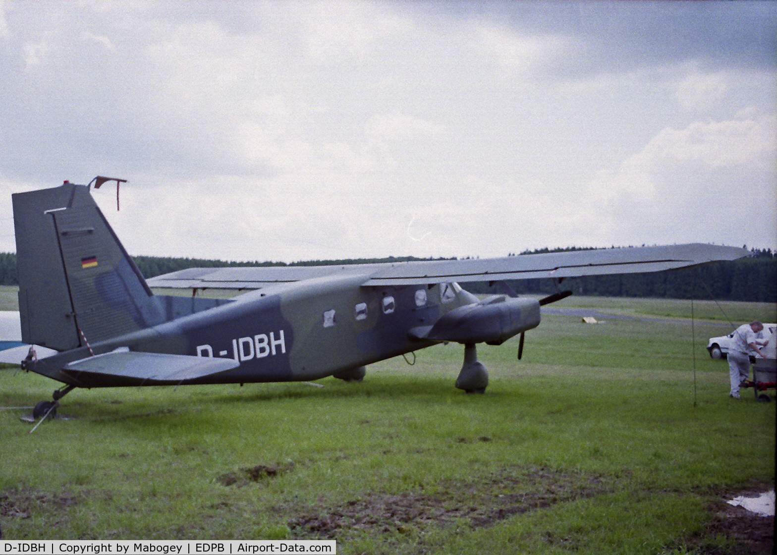 D-IDBH, Dornier Do-28D-2 Skyservant C/N 4167, @ Breitscheid 1995.