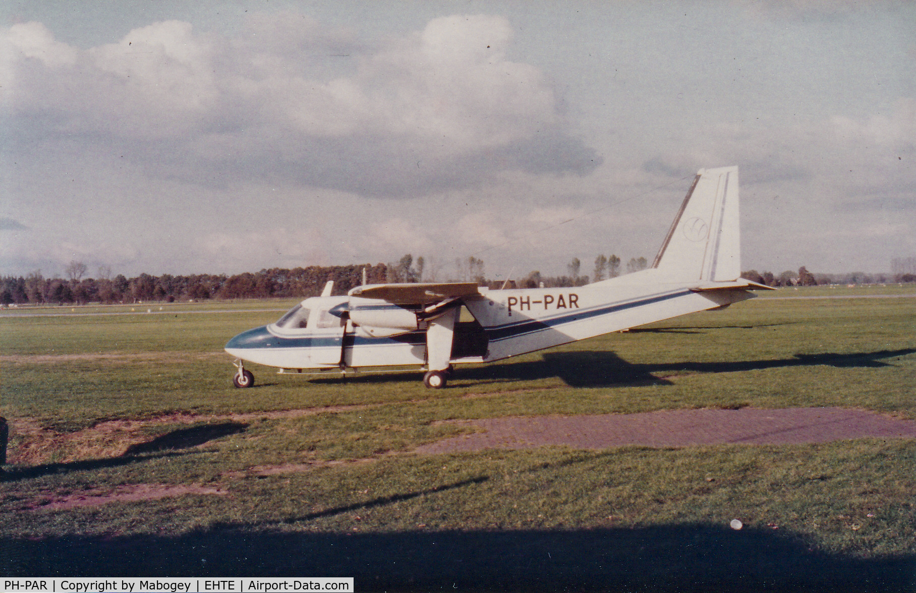 PH-PAR, 1971 Britten-Norman BN-2A-26 Islander C/N 206, 80's, @ Teuge airport.