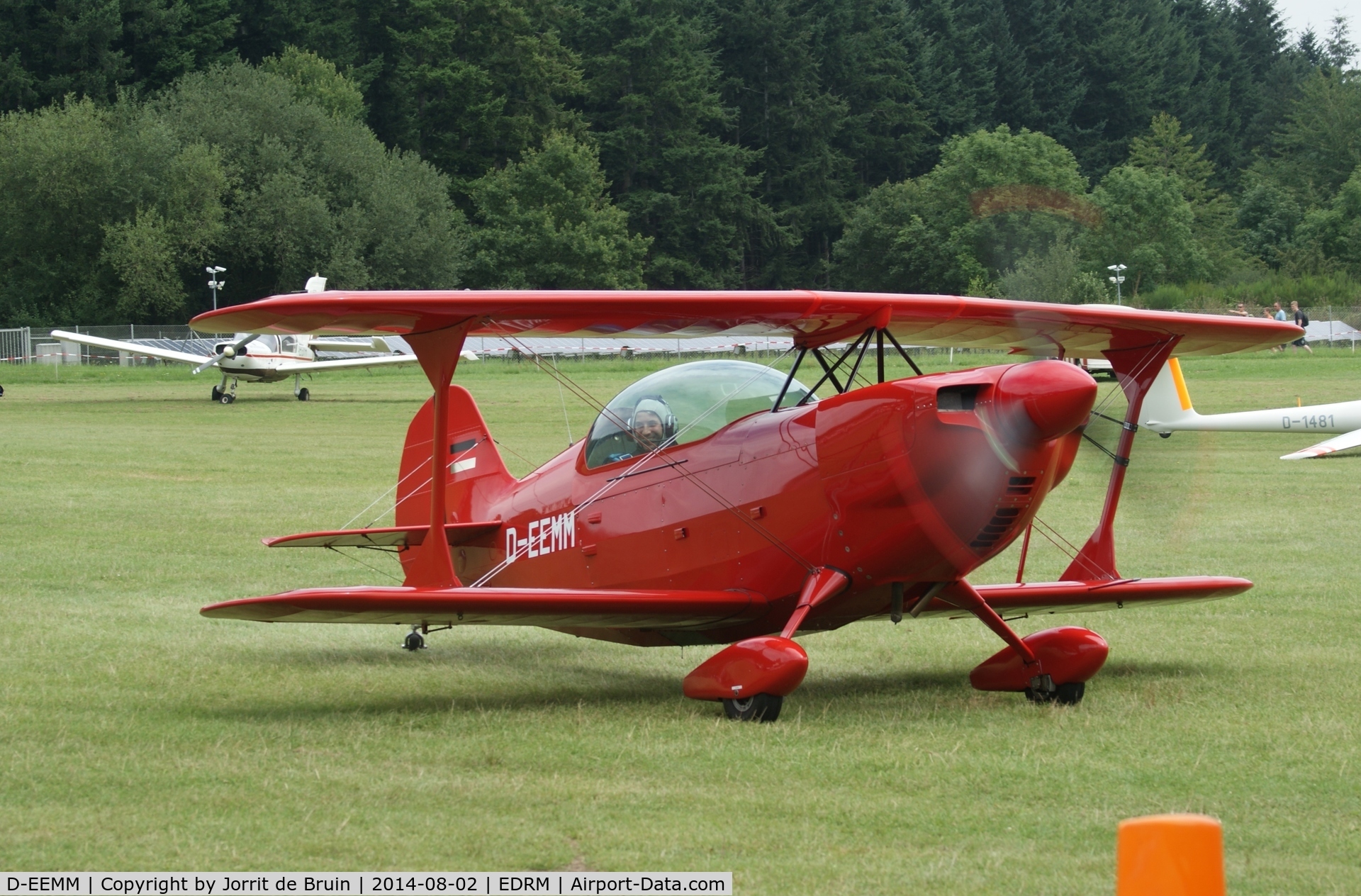 D-EEMM, Christen Eagle II C/N S/0470, Während des Flugplatzfest auf dem Mont-Royal Traben-Trarbach Flugplatz. - During the Flugplatzfest on the Mont-Royal Traben-Trarbach airport.