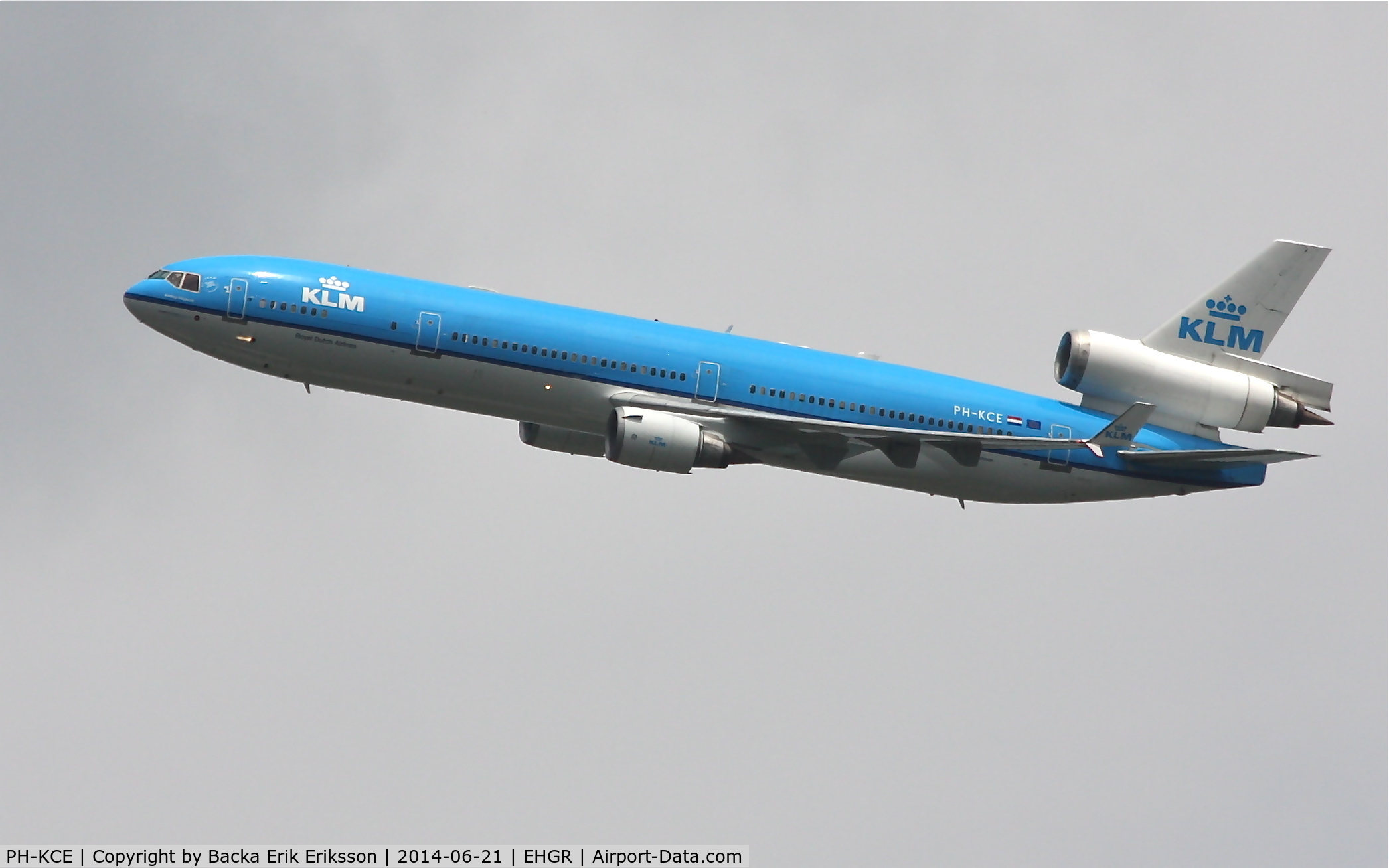 PH-KCE, 1994 McDonnell Douglas MD-11 C/N 48559, Fly by at Luchtmachtdagen 2014.
