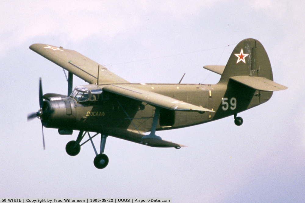 59 WHITE, Antonov (PZL-Mielec) An-2 C/N Not found (59 WHITE), 