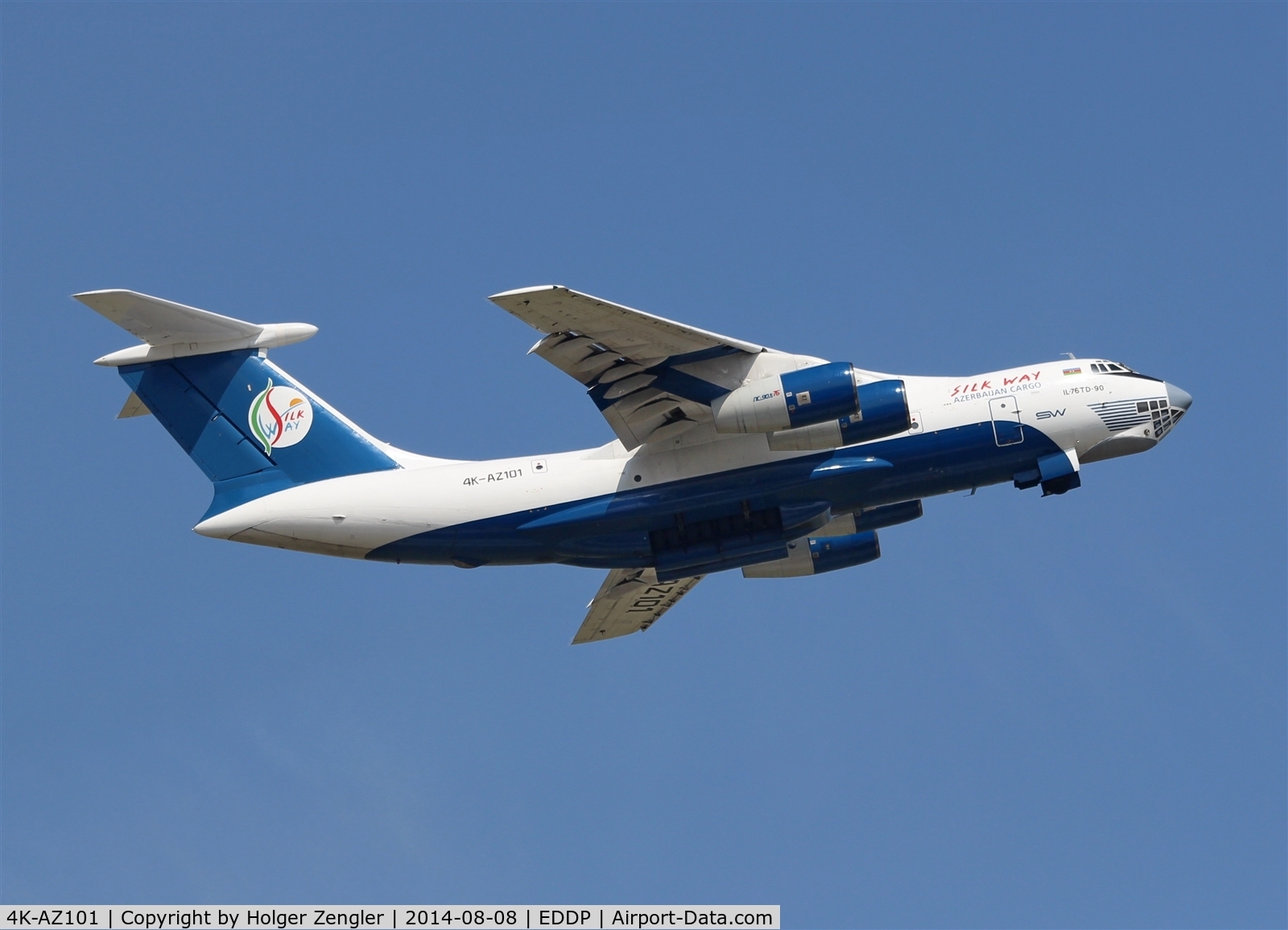 4K-AZ101, 1997 Ilyushin Il-76TD-90VD C/N 1063420716, Up and away to Baku...