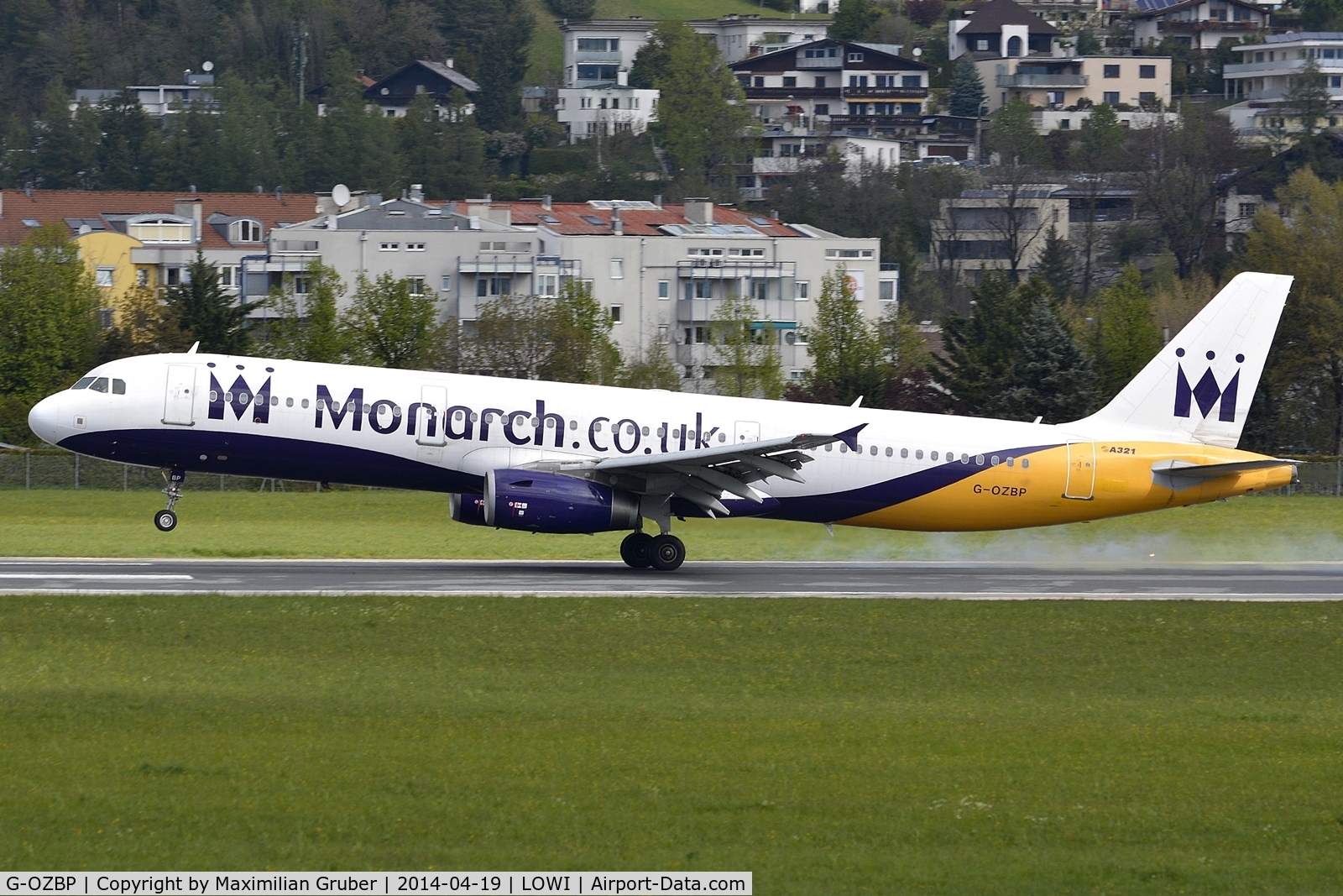 G-OZBP, 2001 Airbus A321-231 C/N 1433, Monarch Airlines