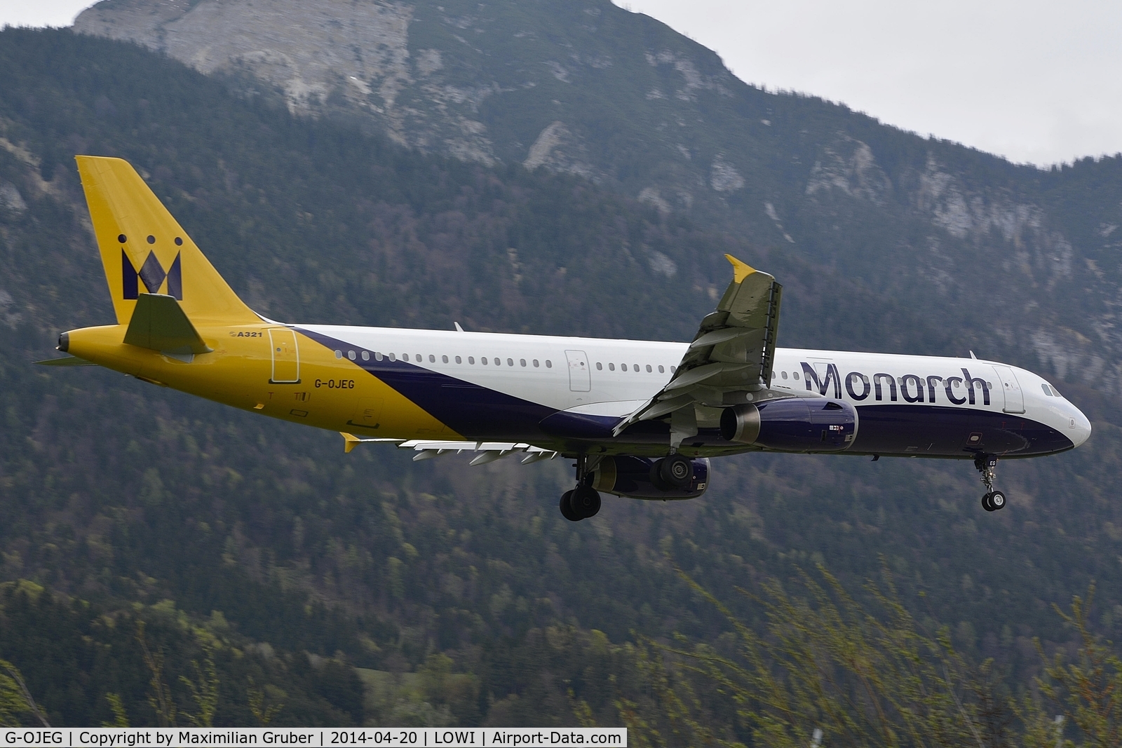 G-OJEG, 1999 Airbus A321-231 C/N 1015, Monarch Airlines