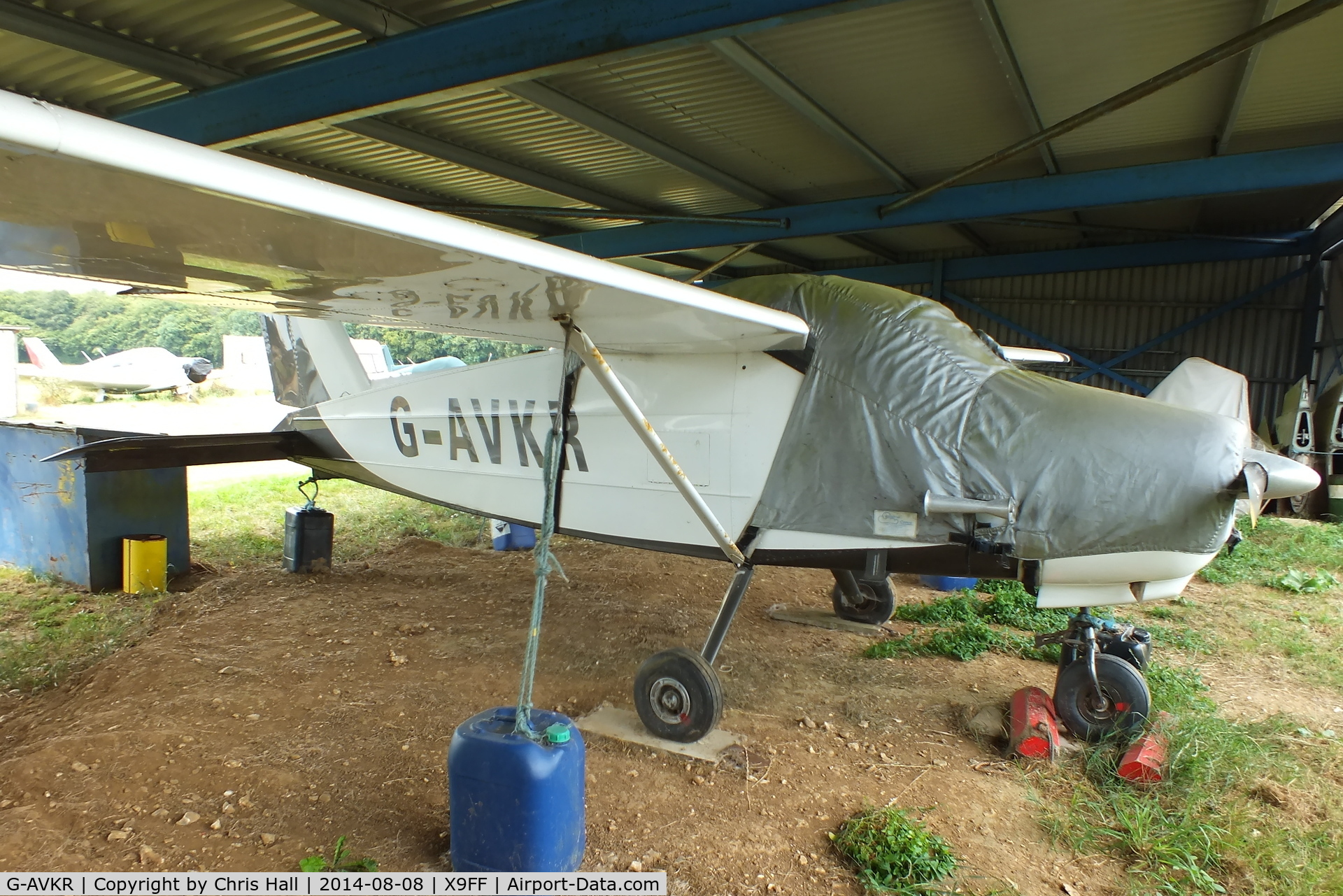 G-AVKR, 1967 Bolkow Bo-208C Junior C/N 648, at Farley Farm Strip