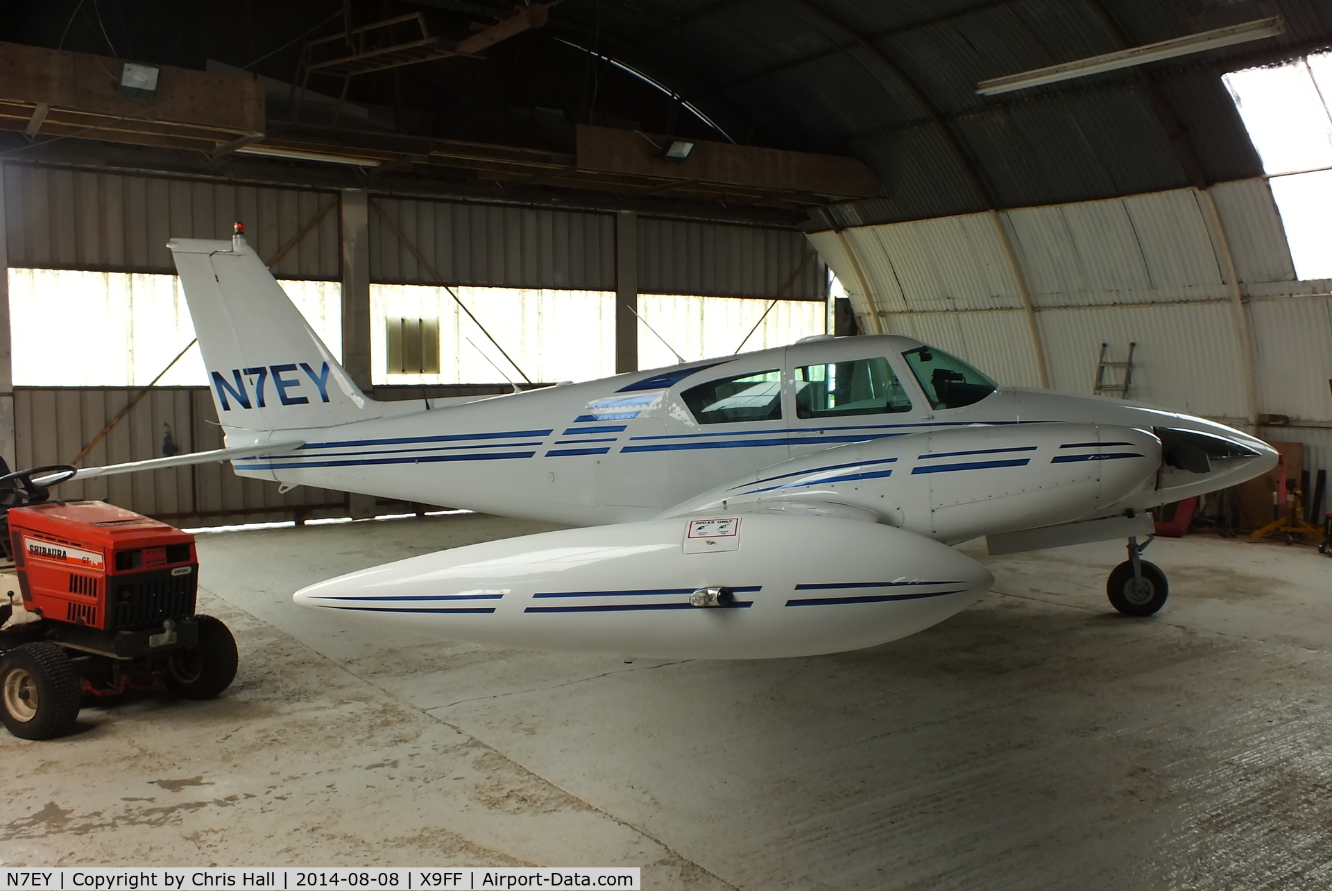 N7EY, 1964 Piper PA-30-160 Twin Comanche Twin Comanche C/N 30-571, at Farley Farm Strip