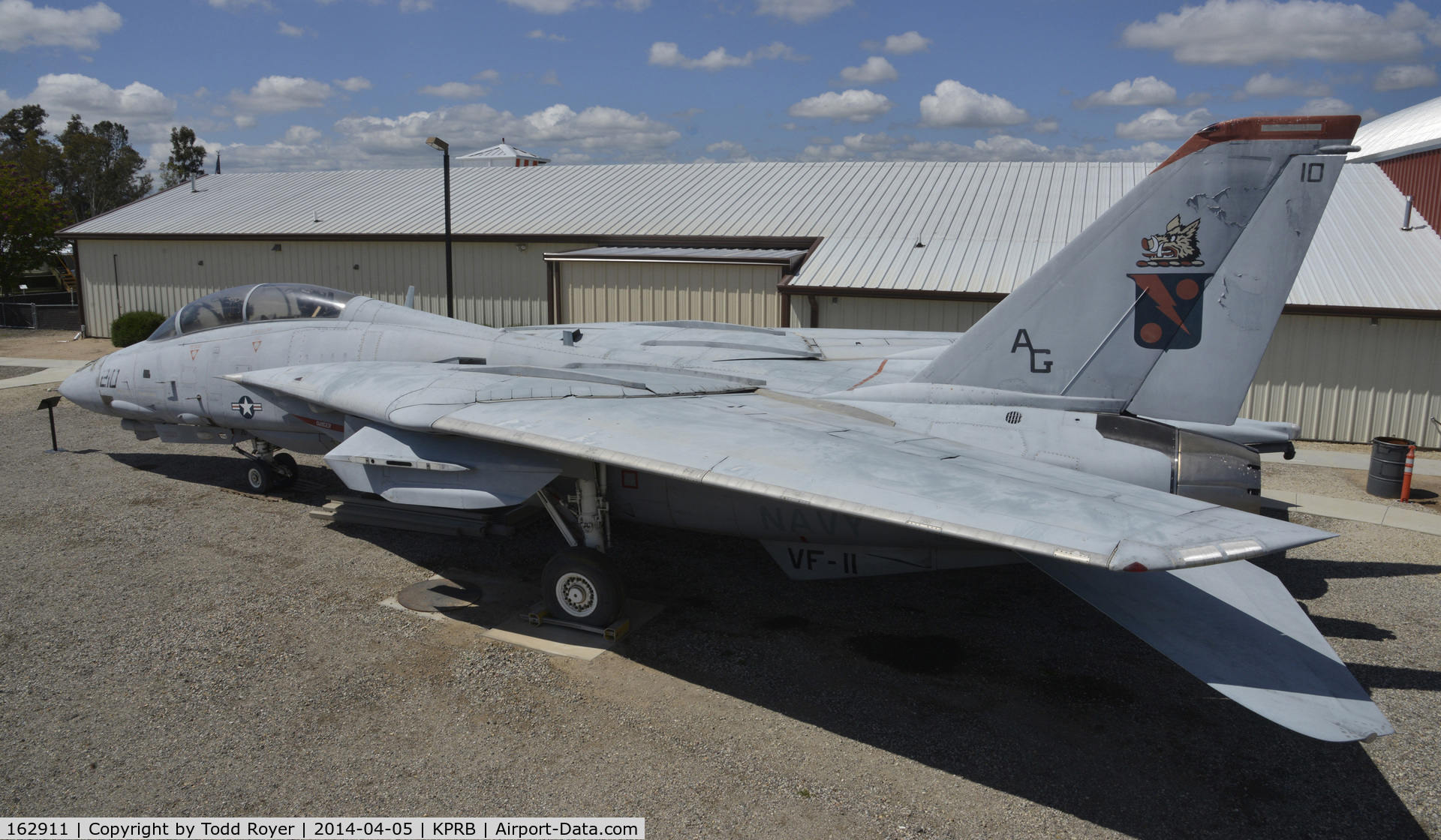 162911, Grumman F-14B Tomcat C/N 559, At the Estrella Air Museum