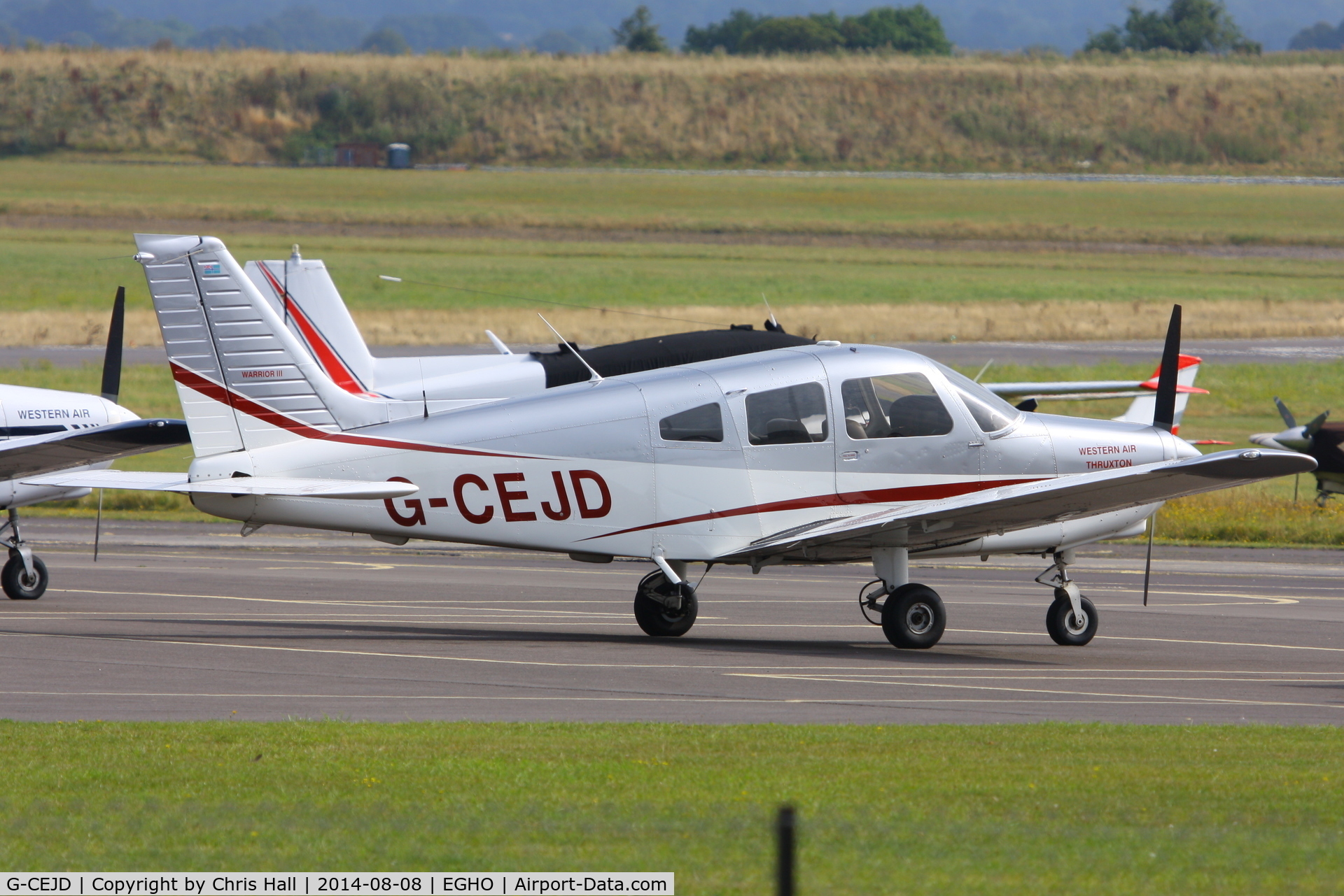 G-CEJD, 2005 Piper PA-28-161 Warrior III C/N 2842244, at Thruxton Aerodrome