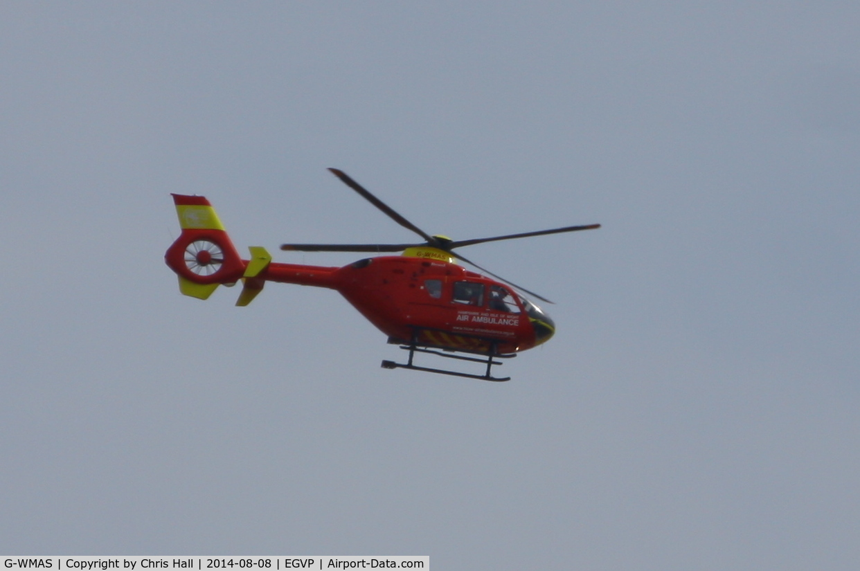 G-WMAS, 2001 Eurocopter EC-135T-2 C/N 0174, Hampshire & Isle of Wight Air Ambulance over Middle Wallop