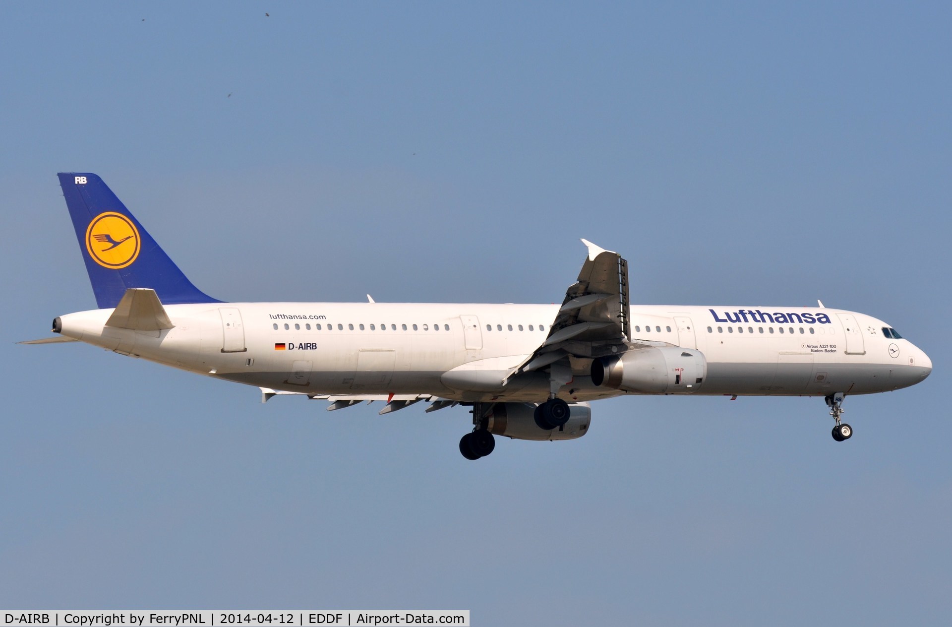 D-AIRB, 1993 Airbus A321-131 C/N 0468, Lufthansa A321