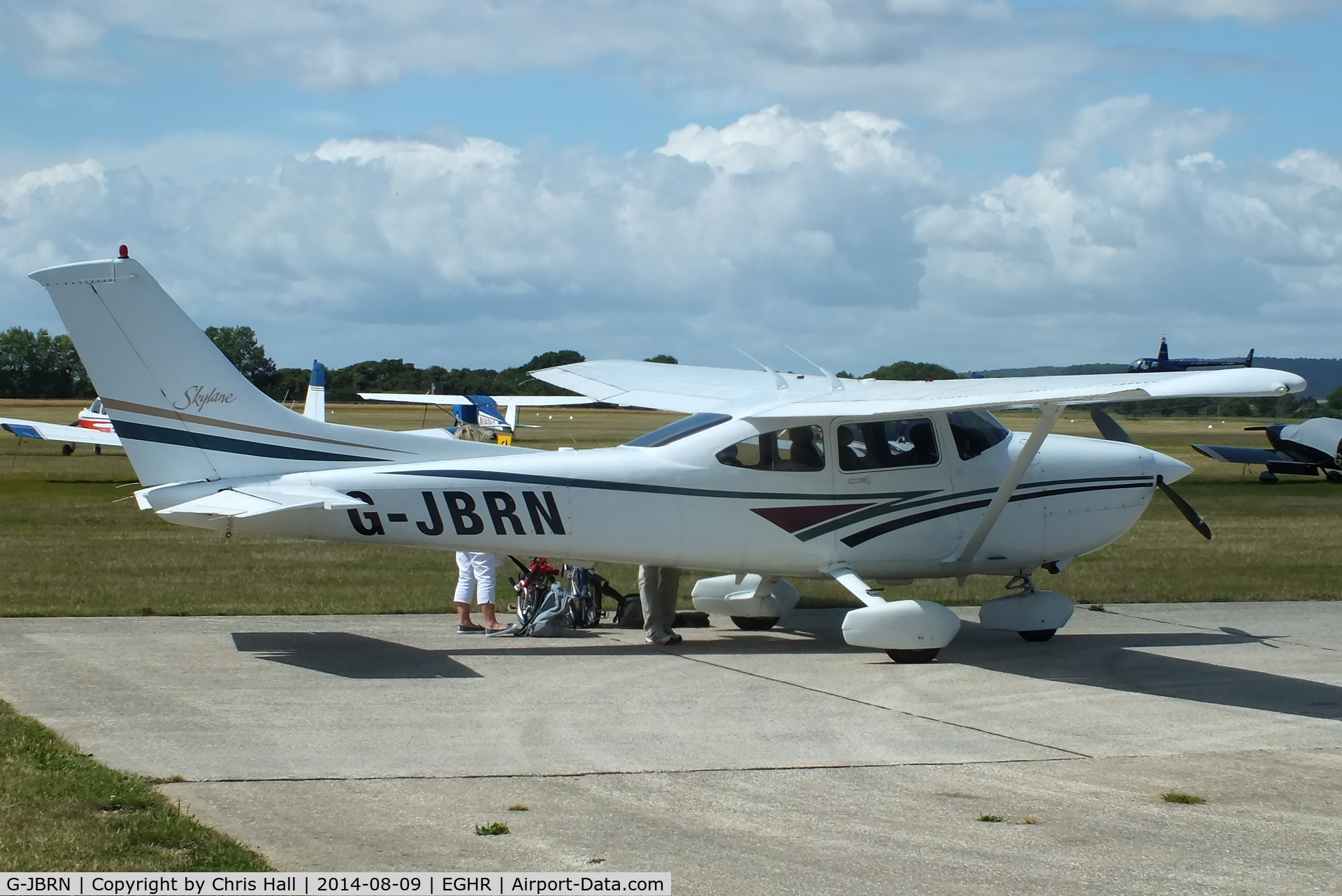 G-JBRN, 1997 Cessna 182S Skylane C/N 18280029, at Goodwood airfield