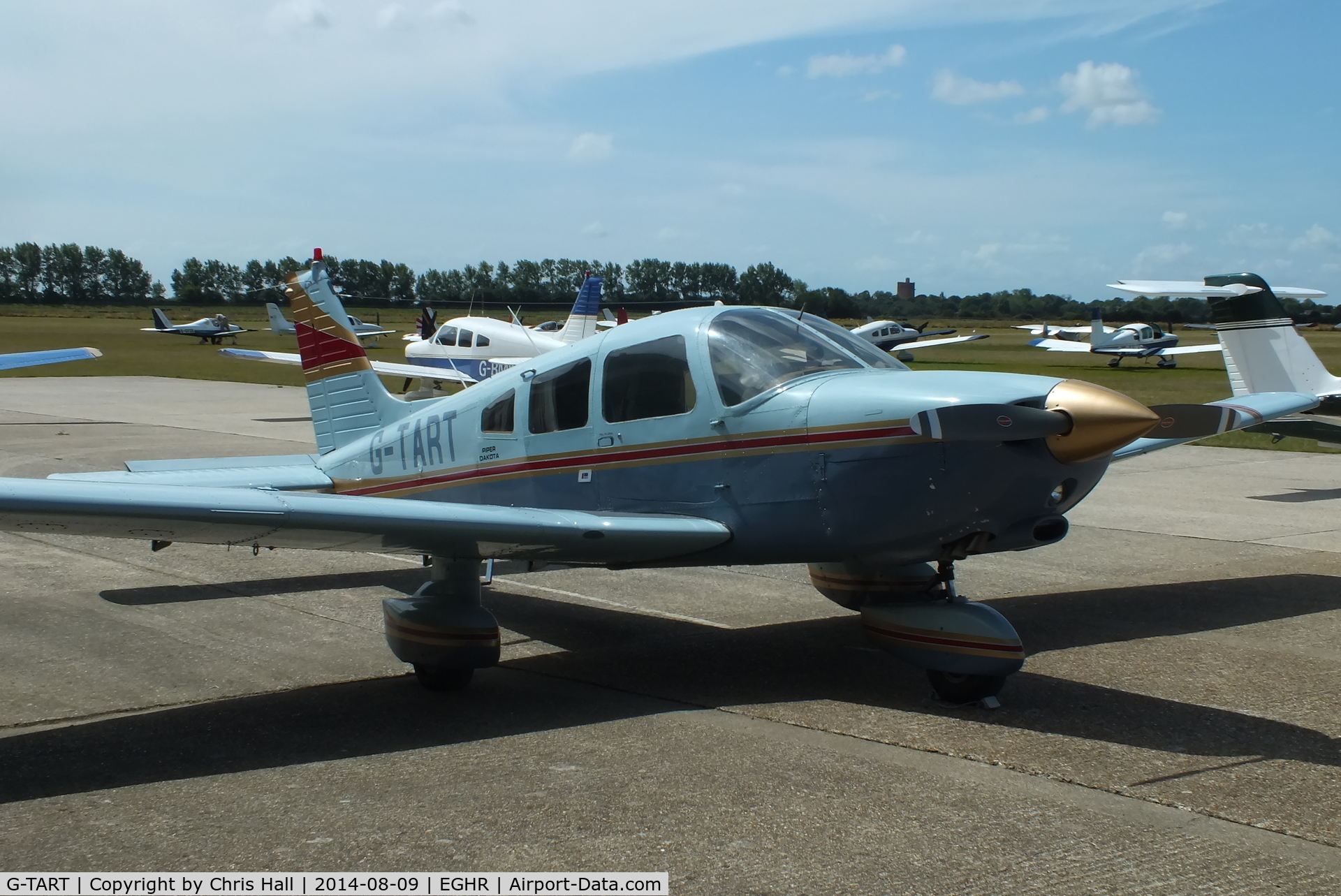 G-TART, 1979 Piper PA-28-236 Dakota C/N 28-7911261, at Goodwood airfield