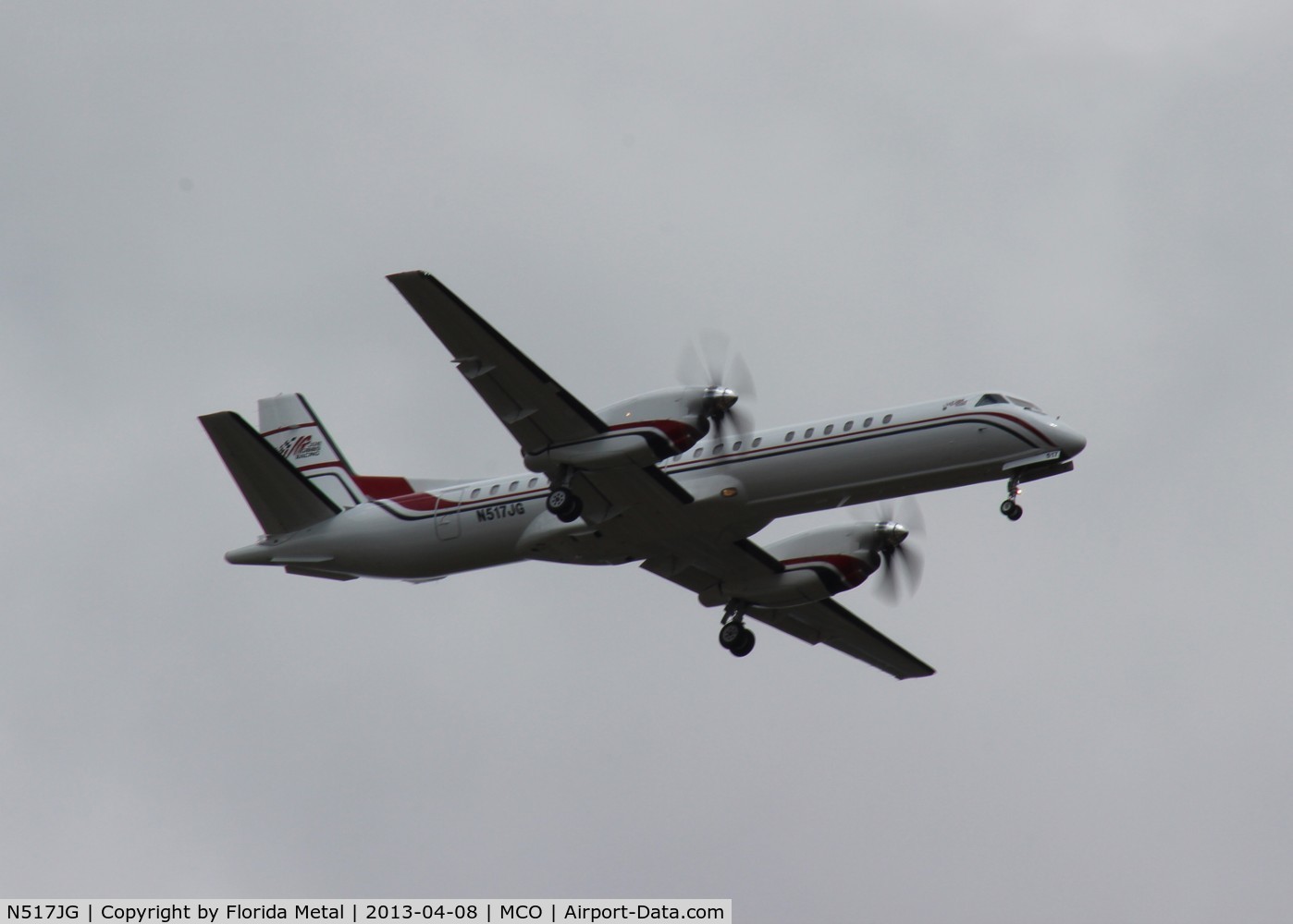 N517JG, 1995 Saab 2000 C/N 2000-021, Joe Gibbs Racing Saab 2000