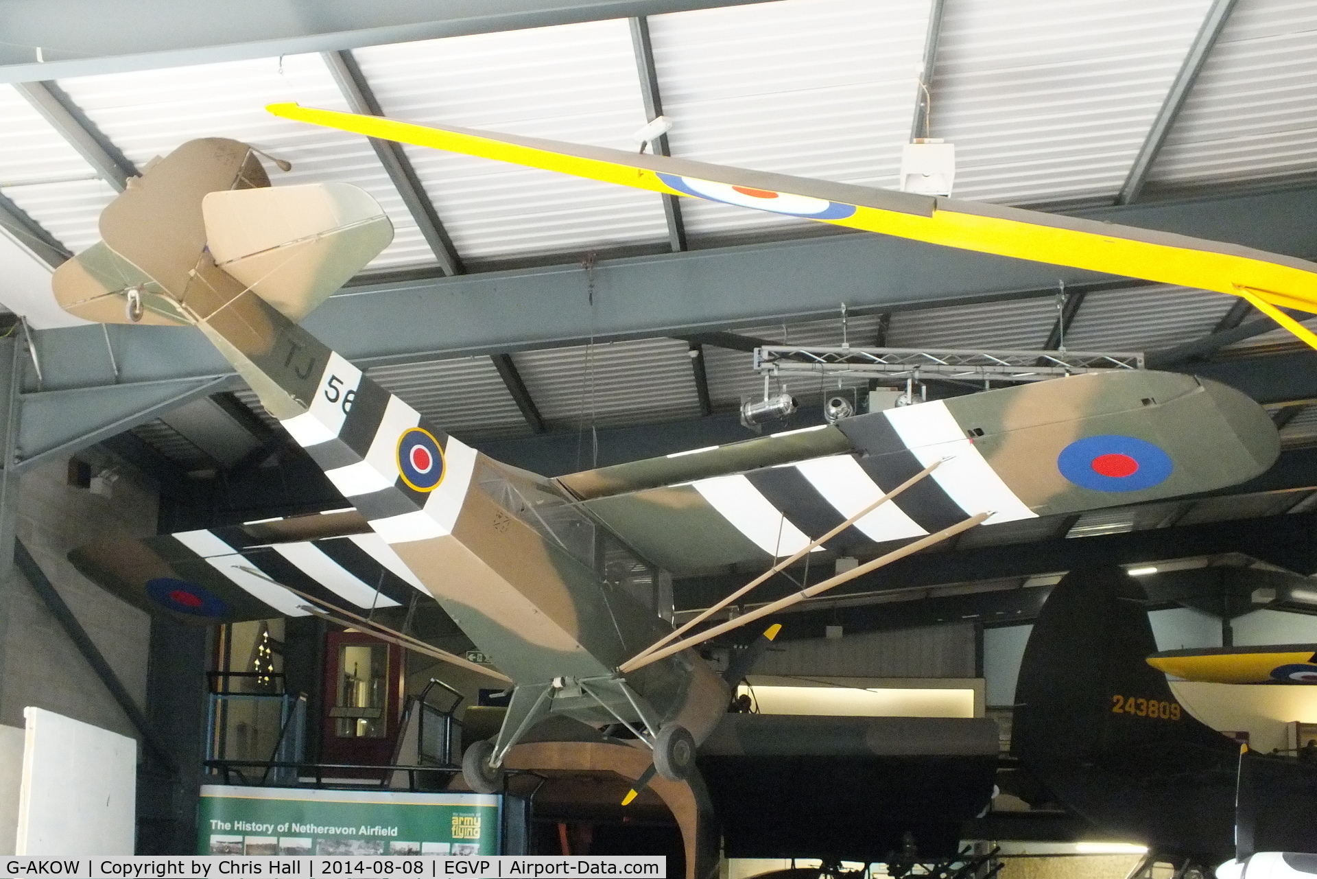 G-AKOW, 1945 Taylorcraft J Auster 5 C/N 1579, Museum of Army Flying, Middle Wallop