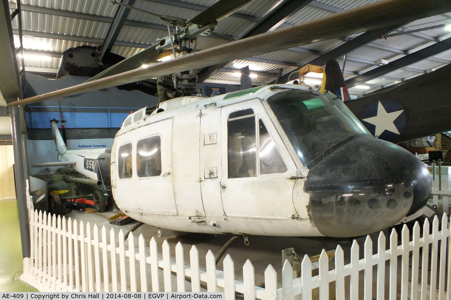 AE-409, 1972 Bell UH-1H Iroquois C/N 13205, Museum of Army Flying, Middle Wallop