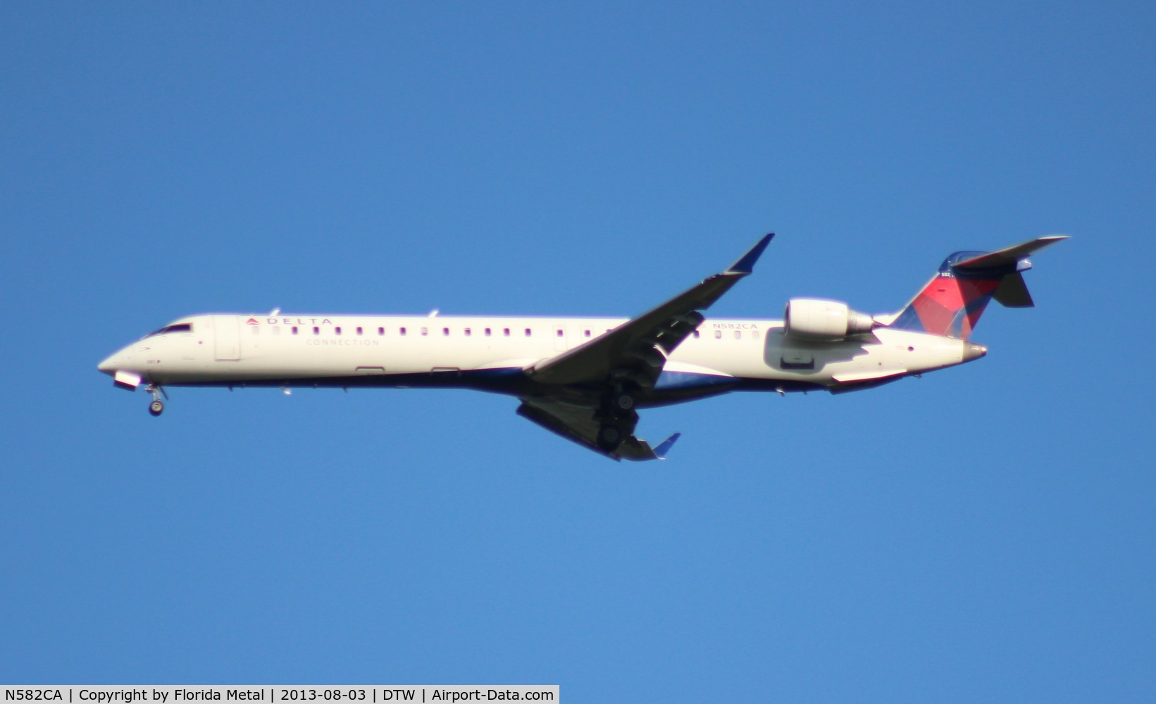 N582CA, 2008 Bombardier CRJ-900ER (CL-600-2D24) C/N 15171, Comair CRJ-900