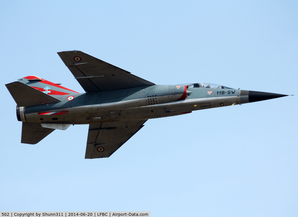 502, Dassault Mirage F.1B C/N 502, Participant of the Cazaux AFB Spotterday 2014