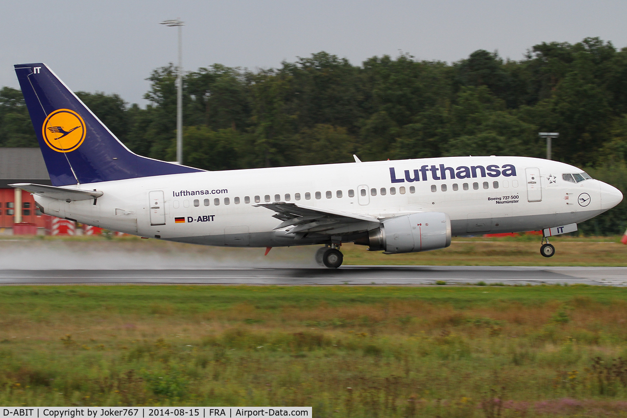 D-ABIT, 1991 Boeing 737-530 C/N 24943, Lufthansa