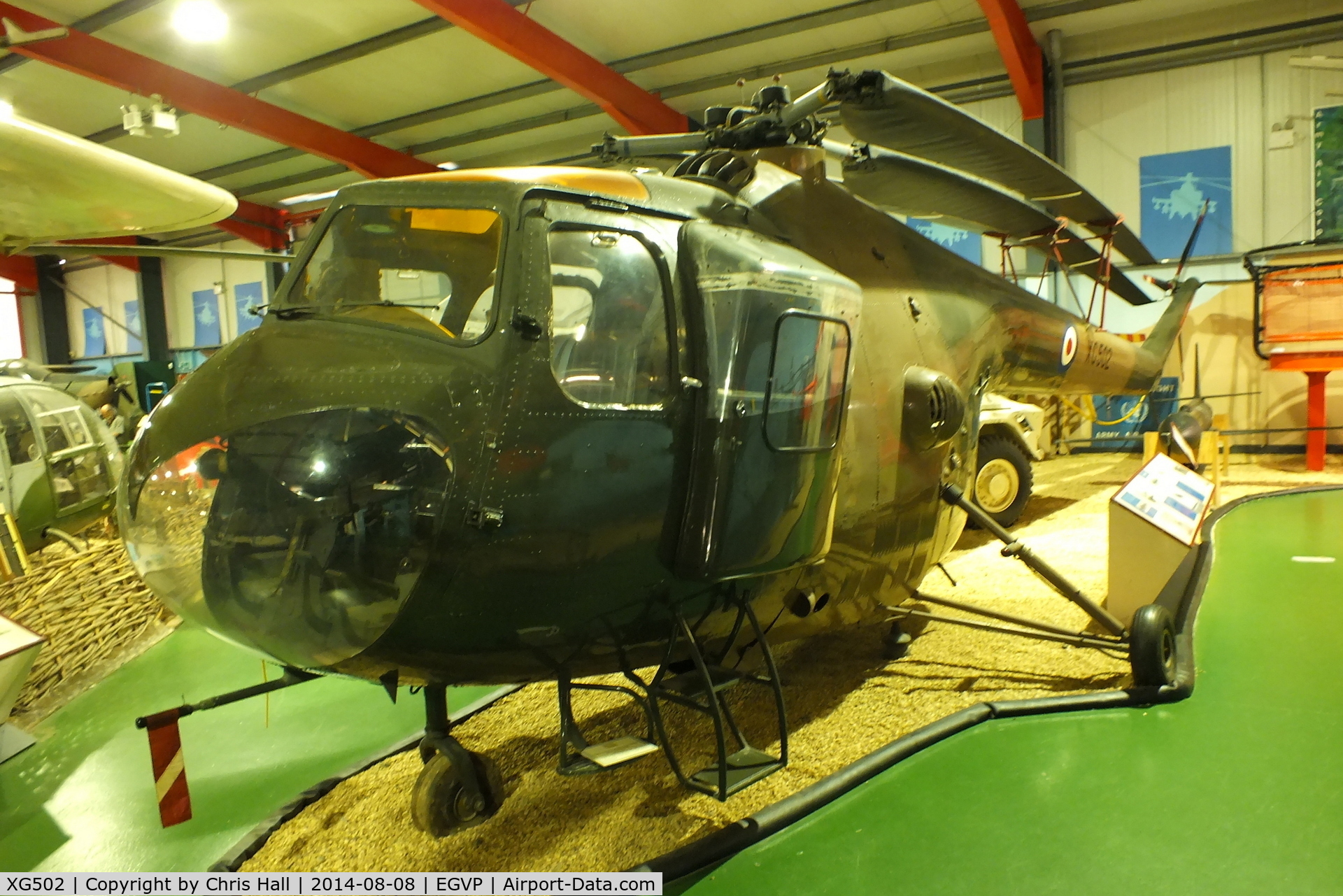 XG502, Bristol 171 Sycamore HR.14 C/N 13247, Museum of Army Flying, Middle Wallop