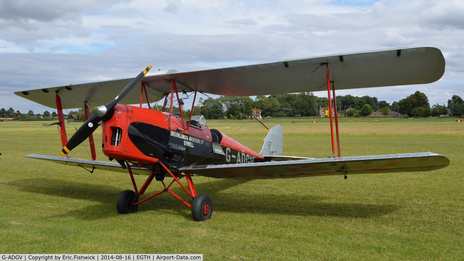 G-ADGV, 1935 De Havilland DH-82A Tiger Moth II C/N 3340, 3. G-ADGV at The Shuttleworth Collection Flying Proms, Aug. 2014.