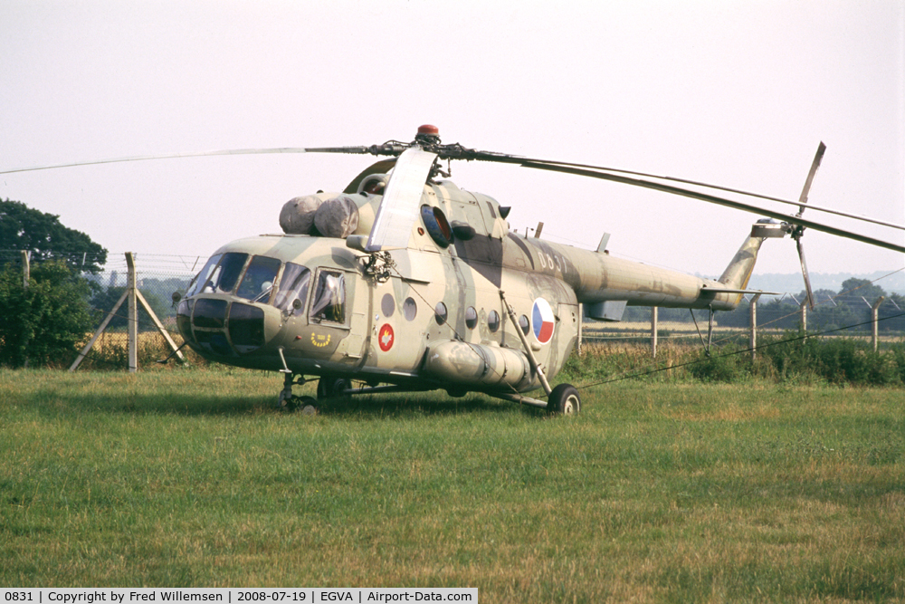0831, Mil Mi-17 Hip C/N 108M31, Czech AF