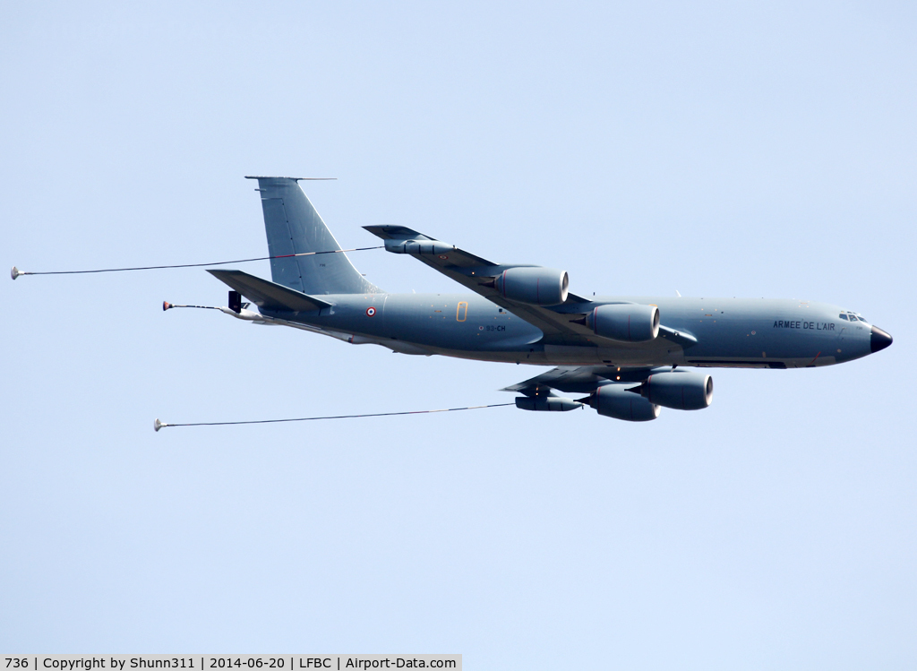 736, 1964 Boeing C-135FR Stratotanker C/N 18696, Participant of the Cazaux AFB Spotterday 2014