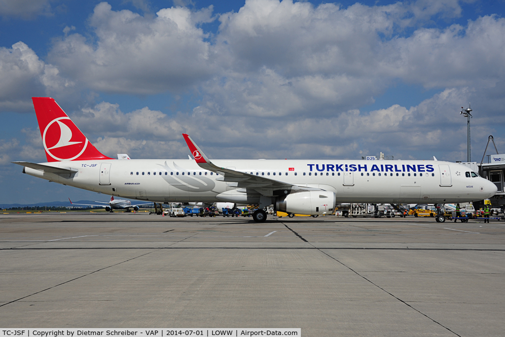 TC-JSF, 2013 Airbus A321-231 C/N 5465, Turkish Airbus 321